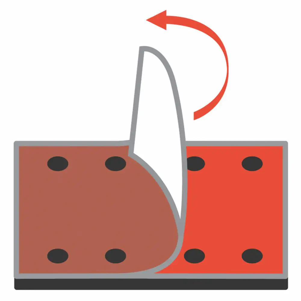 Wolfcraft Haftschleifstreifen K40 115 x 230 mm 5 Stück