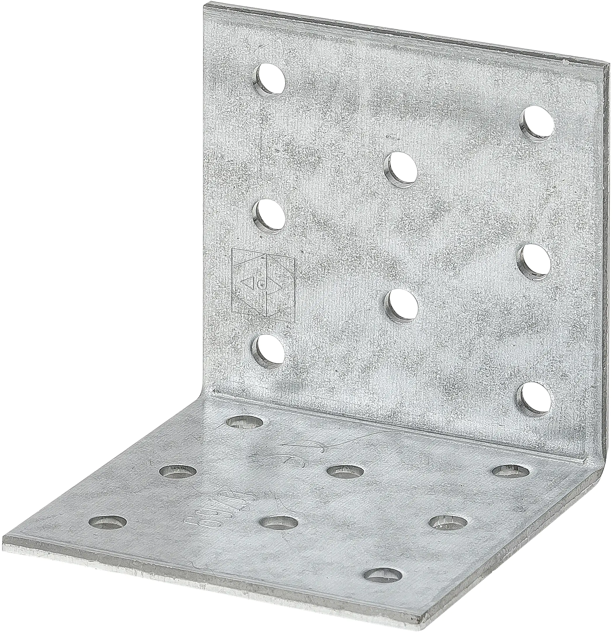 Vormann Lochplattenwinkel sendzimri verzinkt 100 x 100 x 100 mm
