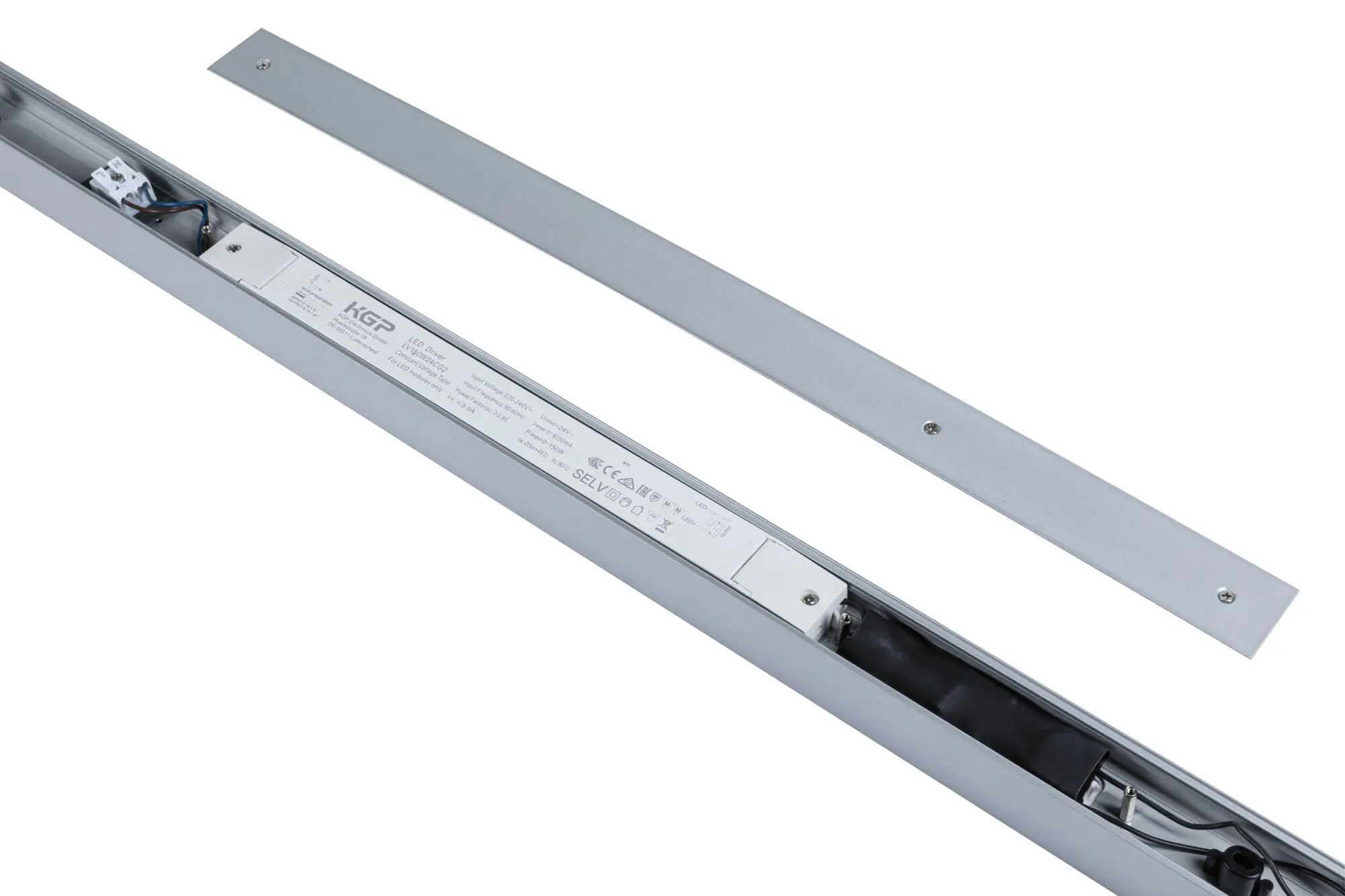 Paulmann Einspeisung für Lichtleiste Linion Power Channel 17 W Aluminium chrom-matt warmweiß dimmbar