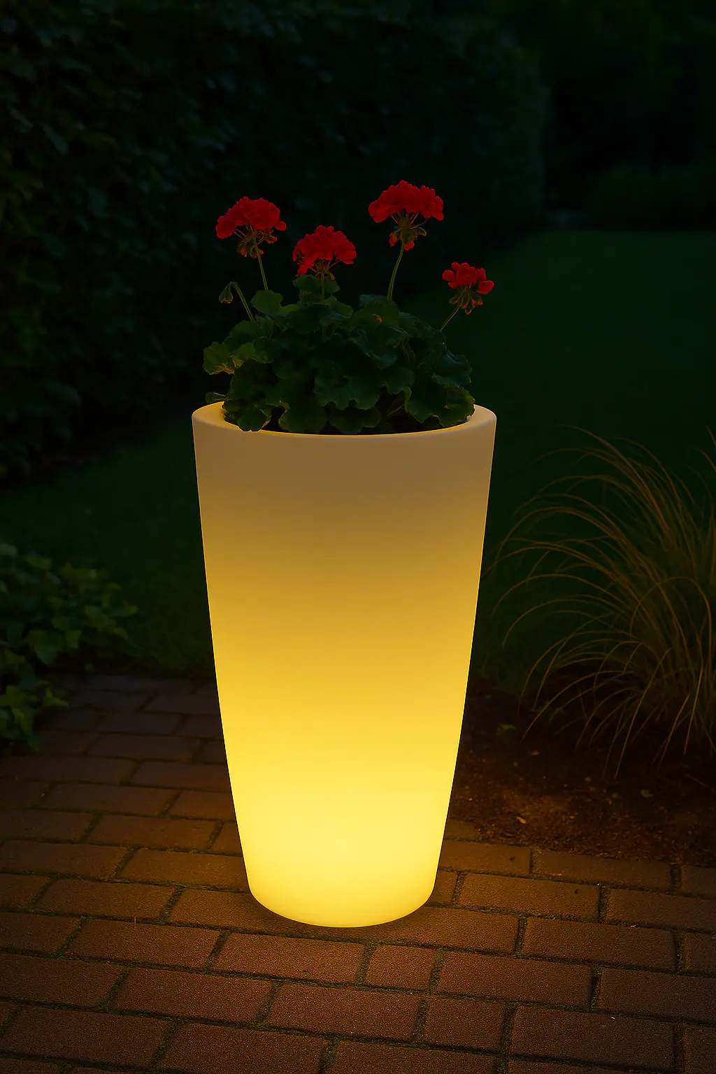 Smartwares LED Blumentopf IDE-60071 weiß 75 x 40 cm RGBW Smartwares LED Blumentopf IDE-60071 weiß 75 x 40 cm RGBW