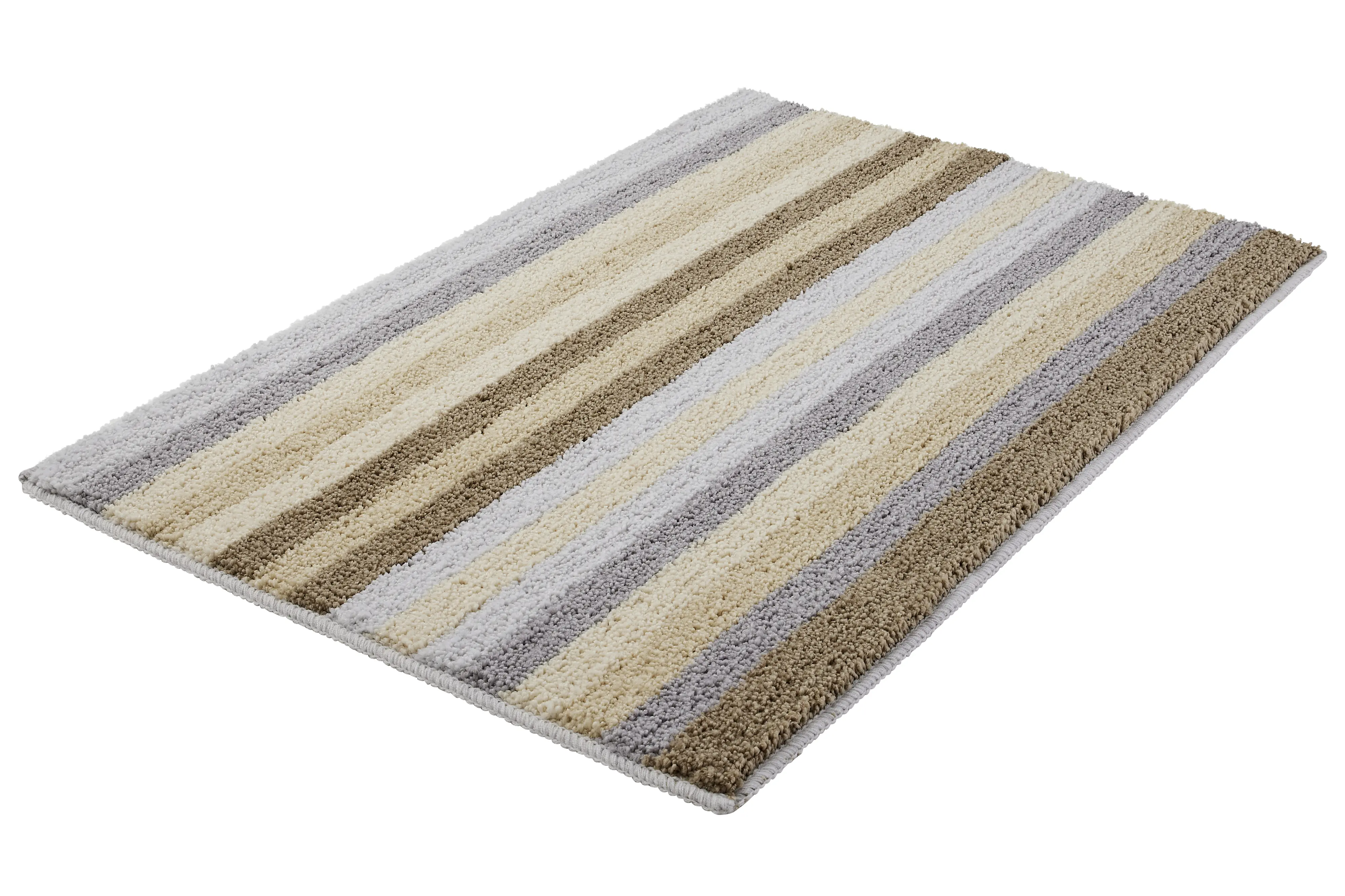 Kleine Wolke Badteppich Fish taupe 65 x 115 cm