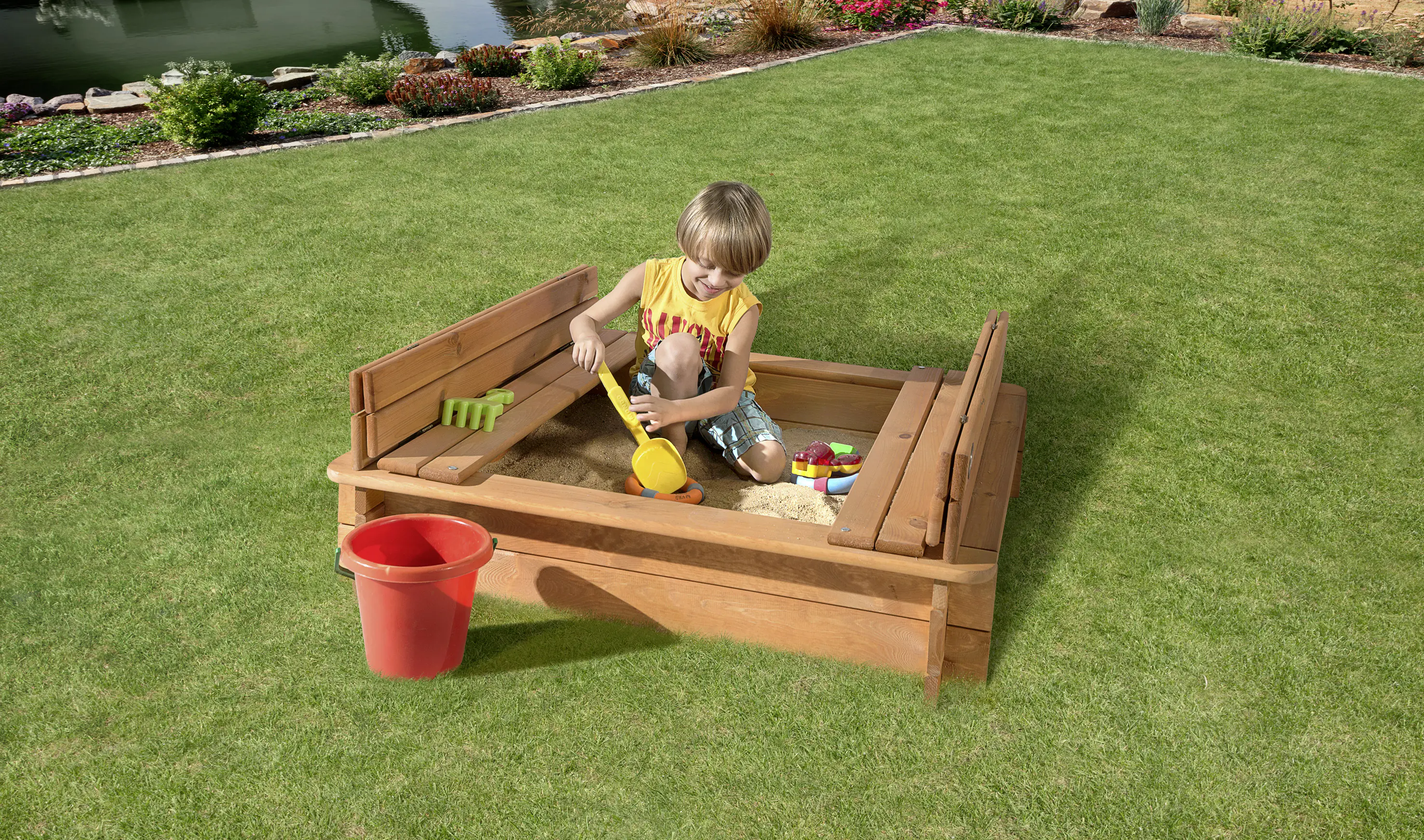 Weka Sandkasten Felix Gr. 1 100 x 100 cm Weka Sandkasten Felix Gr. 1 100 x 100 cm