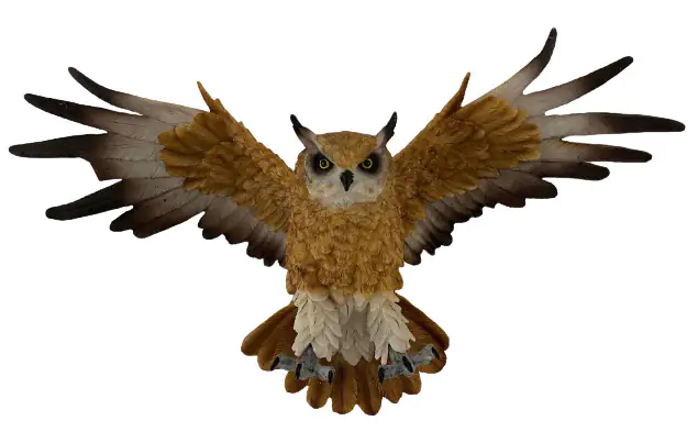 Dekofigur Eule fliegend 25 x 50 x 14 cm