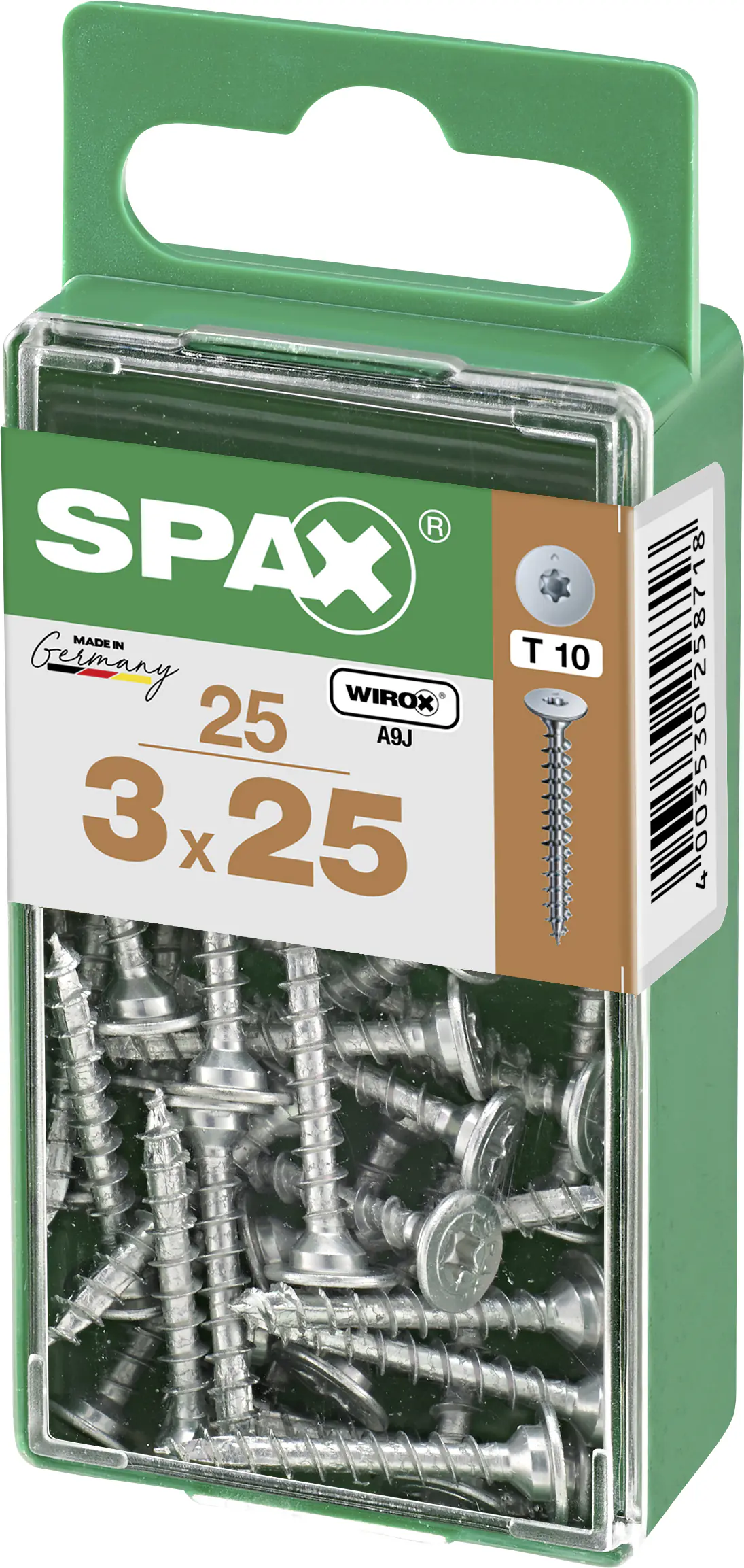 Spax Möbelbauschrauben 3.0 x 25 mm TX 10 - 25 Stk.