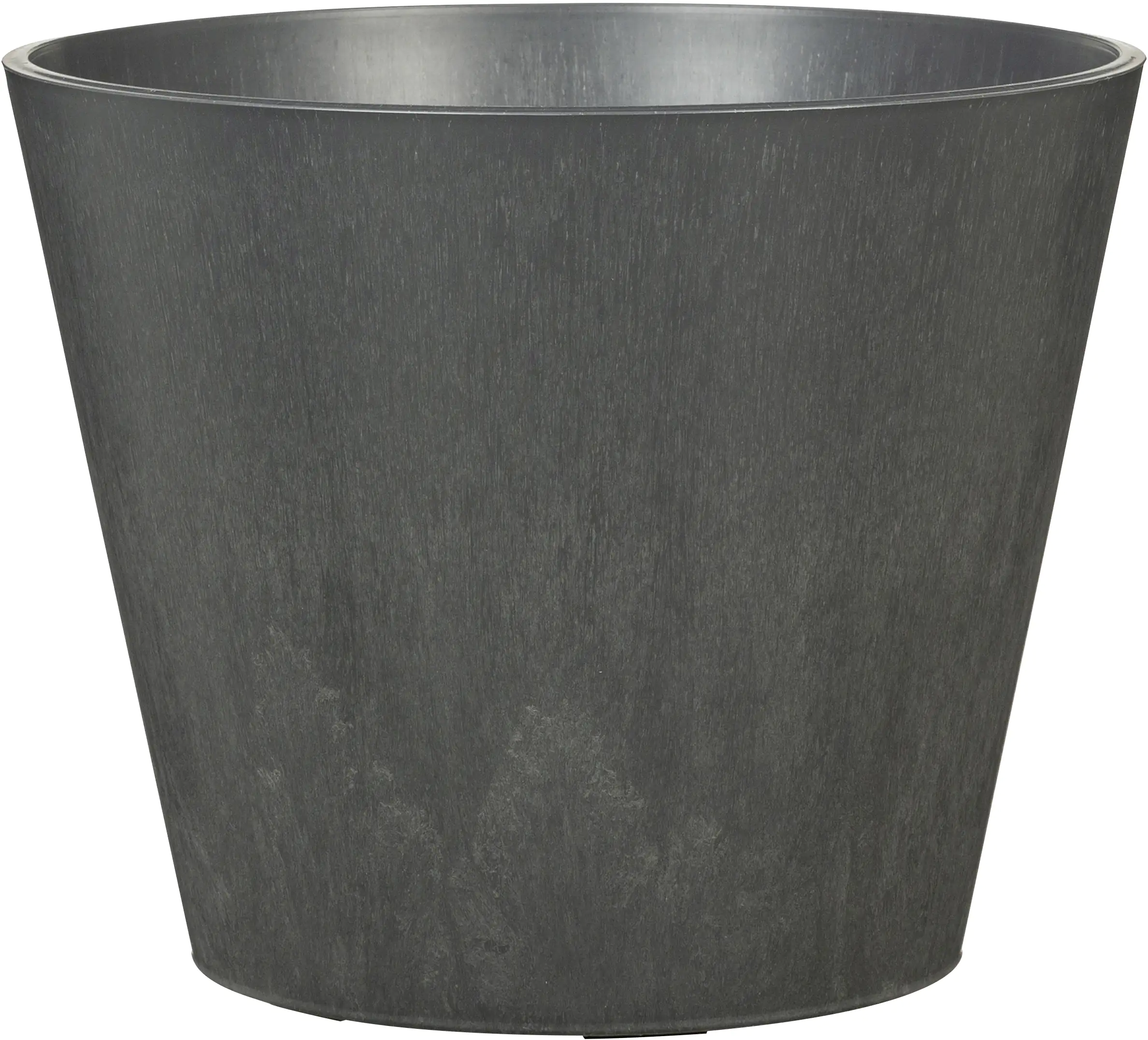 Scheurich Pflanzgefäß Purista Ø 37 x 32,2 cm anthrazit-carbon