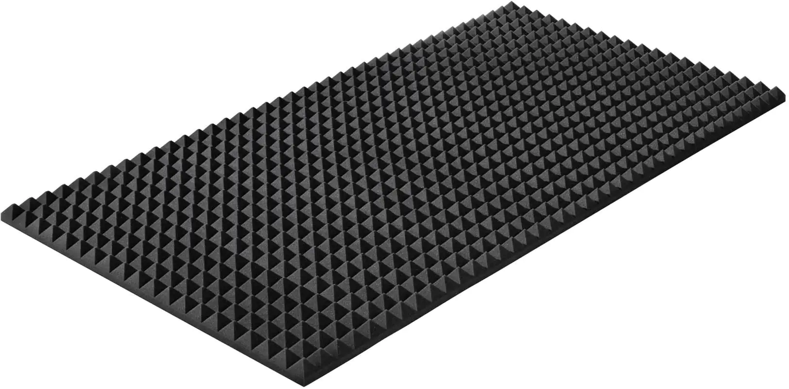 4040172512921 Akupur Schaumstoffpyramidenplatte anthrazit 100 x 200 cm, 70 mm hoch