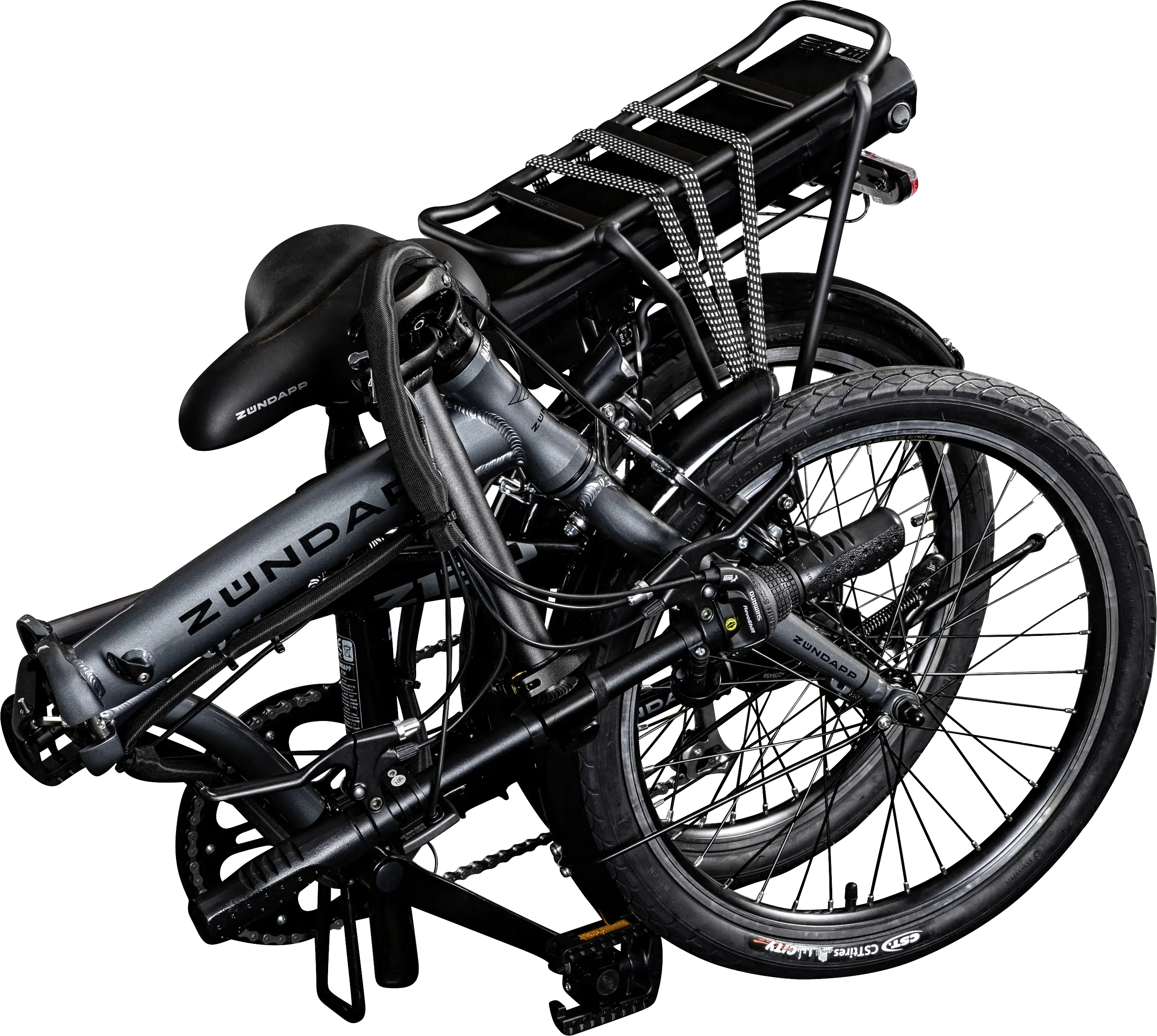 Zündapp E-Bike Faltrad Z120 20 Zoll RH 28cm 7-Gang 374,4 Wh schwarz grau Zündapp E-Bike Faltrad Z120 20 Zoll RH 28cm 7-Gang 374,4 Wh schwarz grau