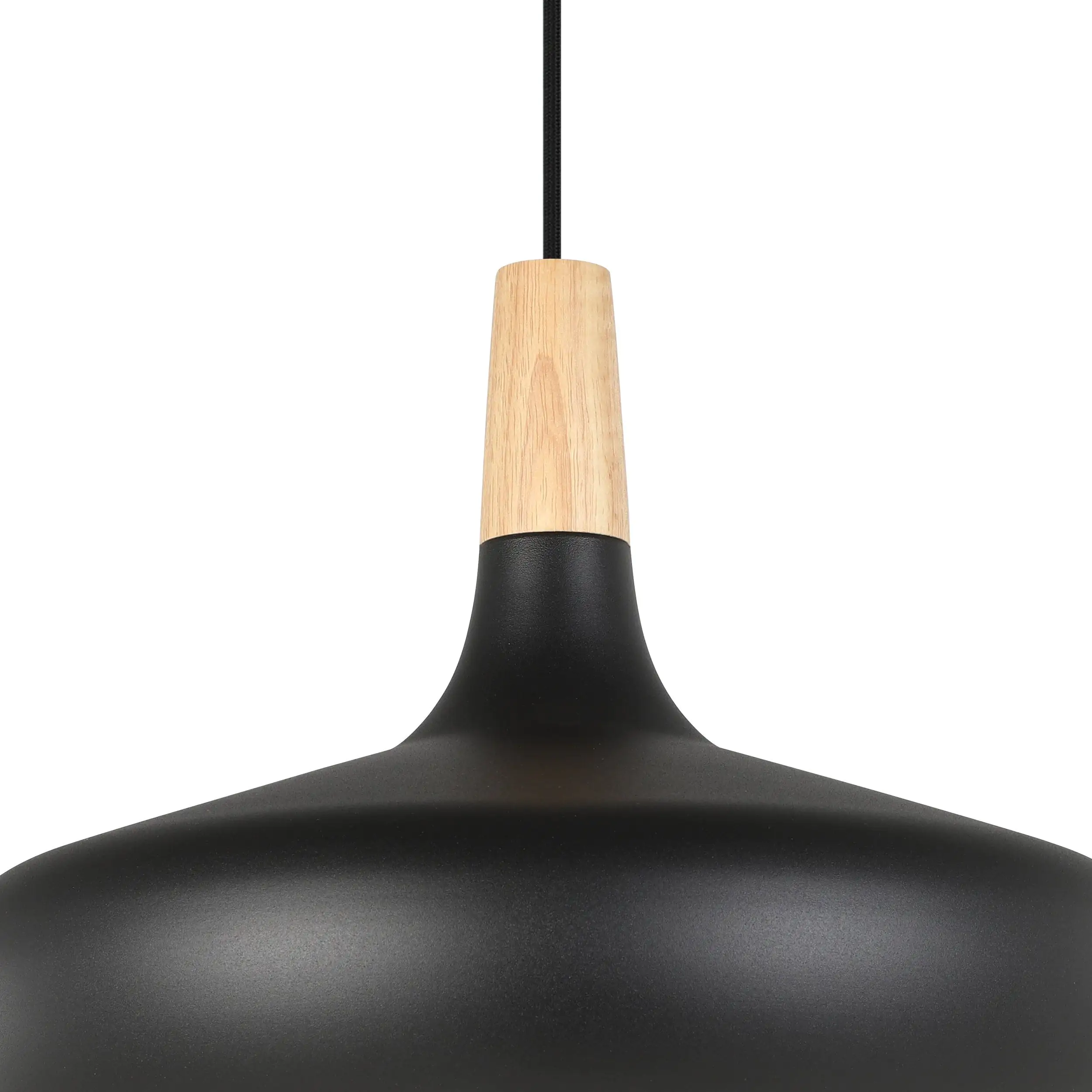 Eglo Pendelleuchte Sabinar schwarz braun 40 x 110 cm E27 Eglo Pendelleuchte Sabinar schwarz braun 40 x 110 cm E27