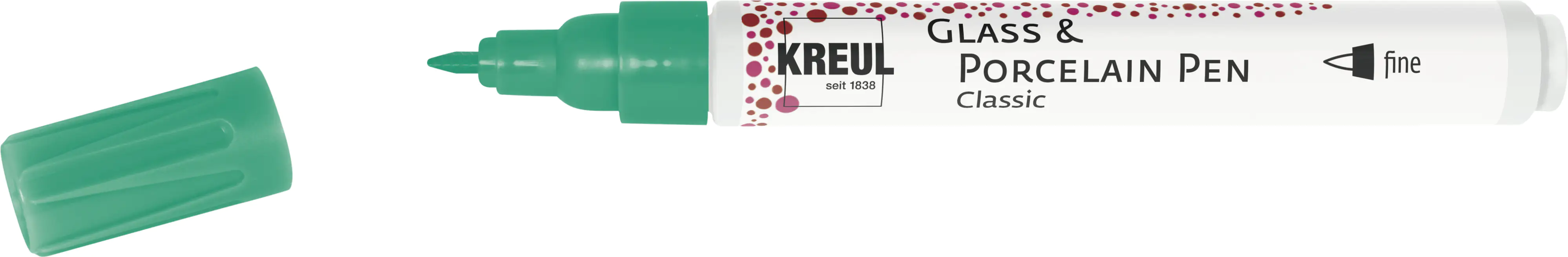 Kreul Glass & Porcelain Pen Classic französisch grün 1 - 2 mm