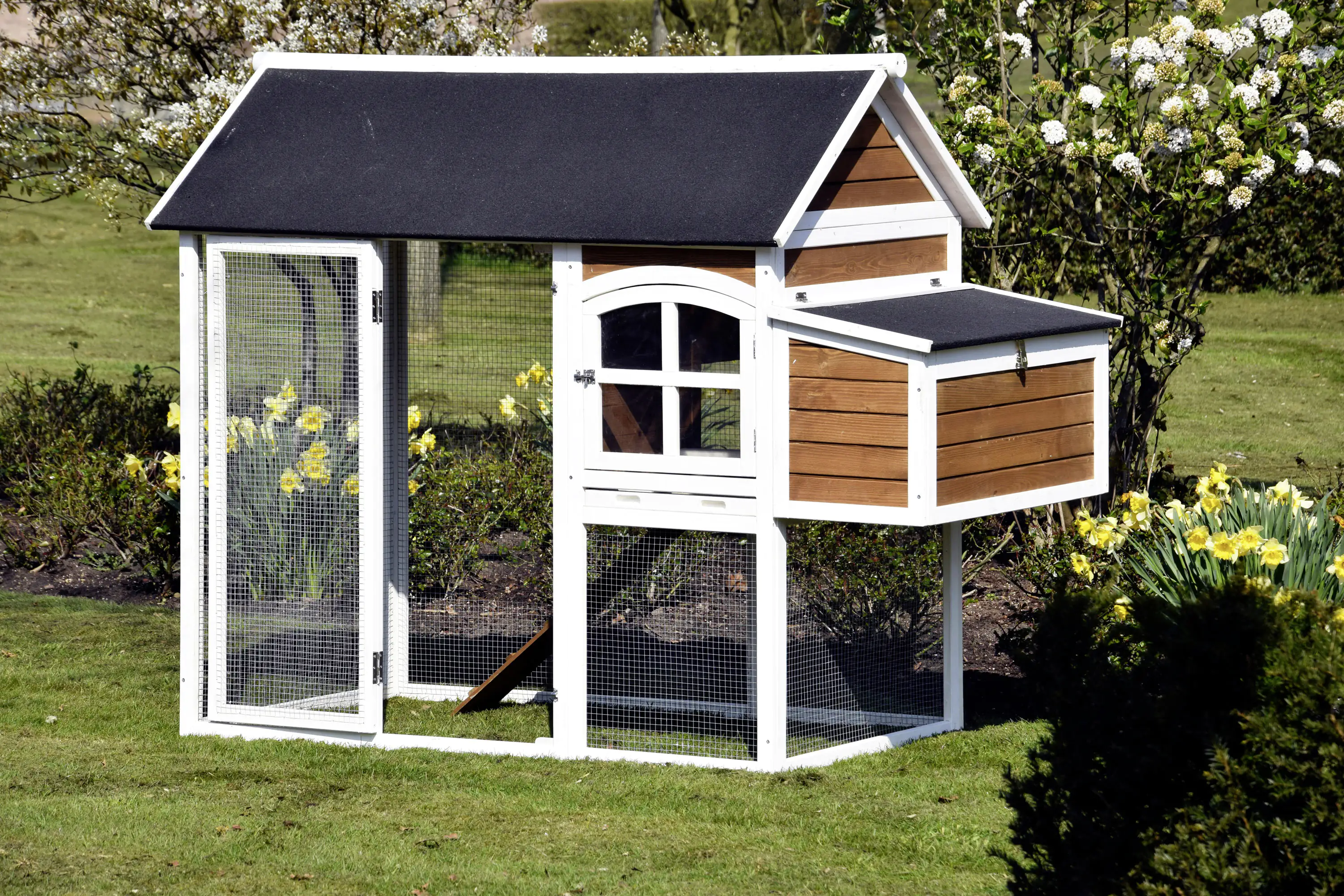Dobar Hühner- & Kleintierstall Außenmaße LxBxH 180x90x145 cm