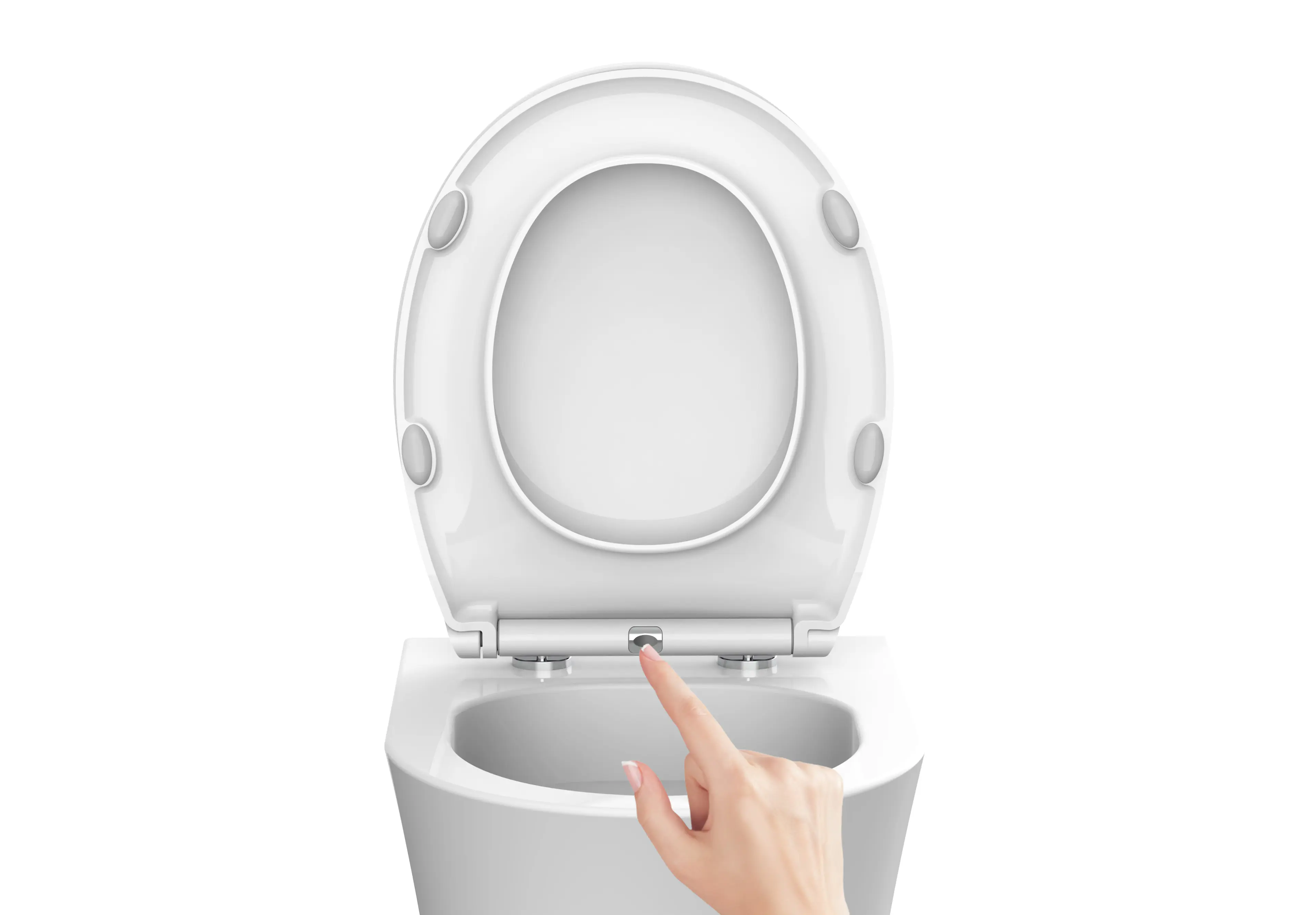 Primaster WC-Sitz mit Absenkautomatik New York weiß Primaster WC-Sitz mit Absenkautomatik New York weiß
