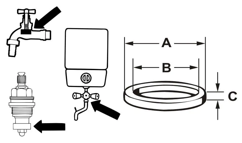 Cornat Hahnscheibe mit Loch Ø 28 mm