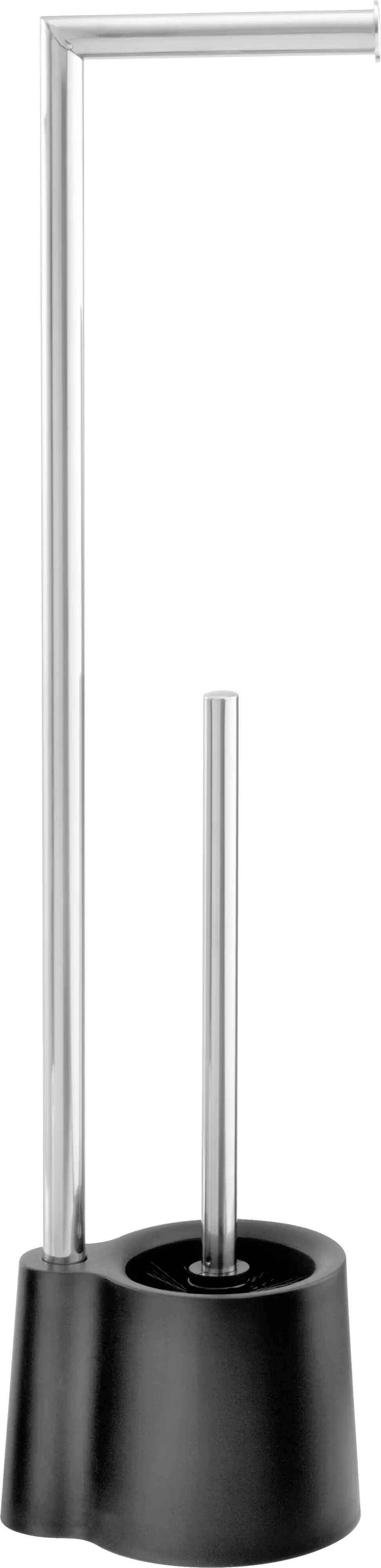 Wenko Stand WC-Garnitur Avola schwarz