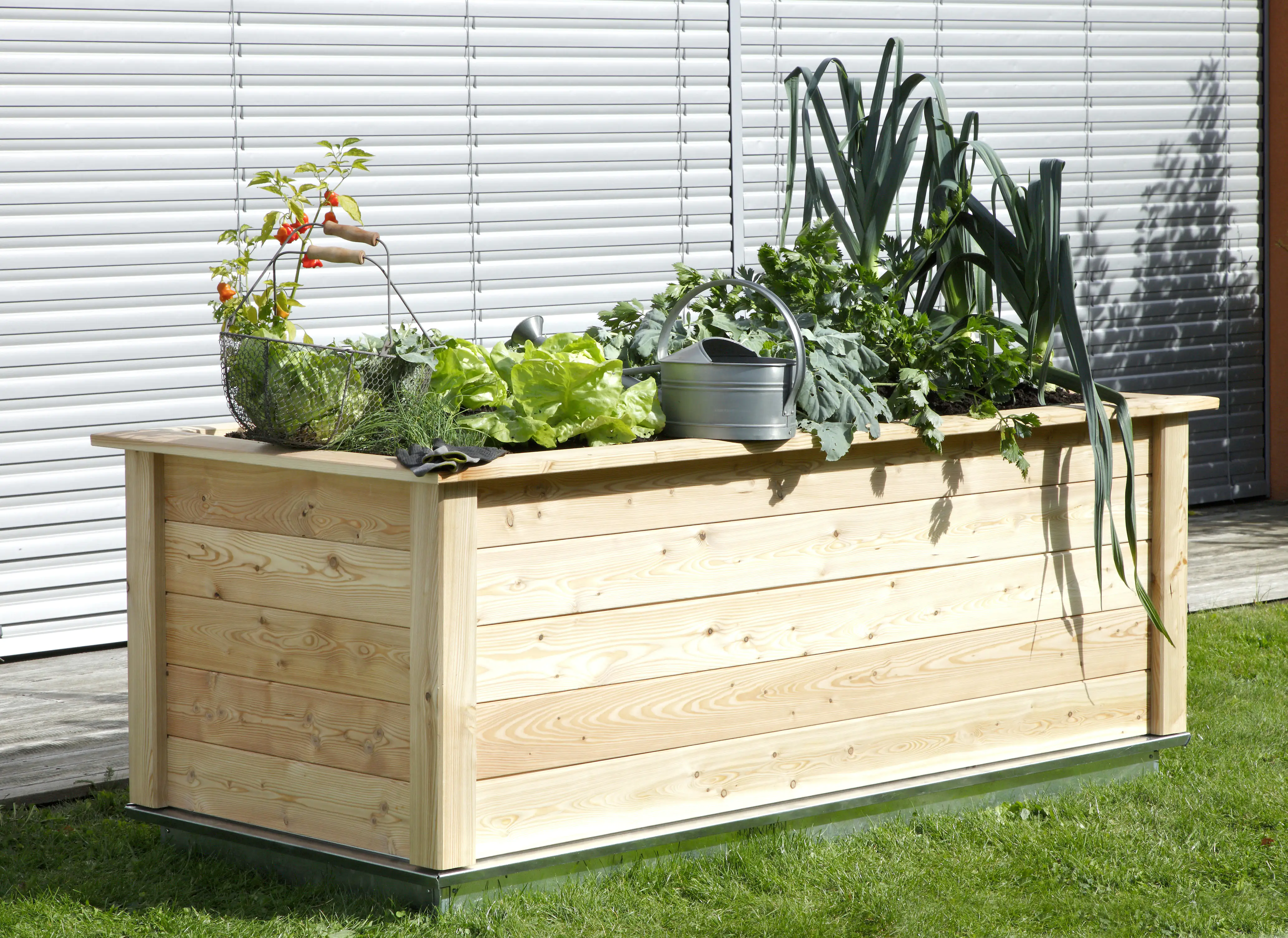 KGT Hochbeet Woody 210 214 x 99 x 79 cm (BxTxH) kaufen Globus Baumarkt