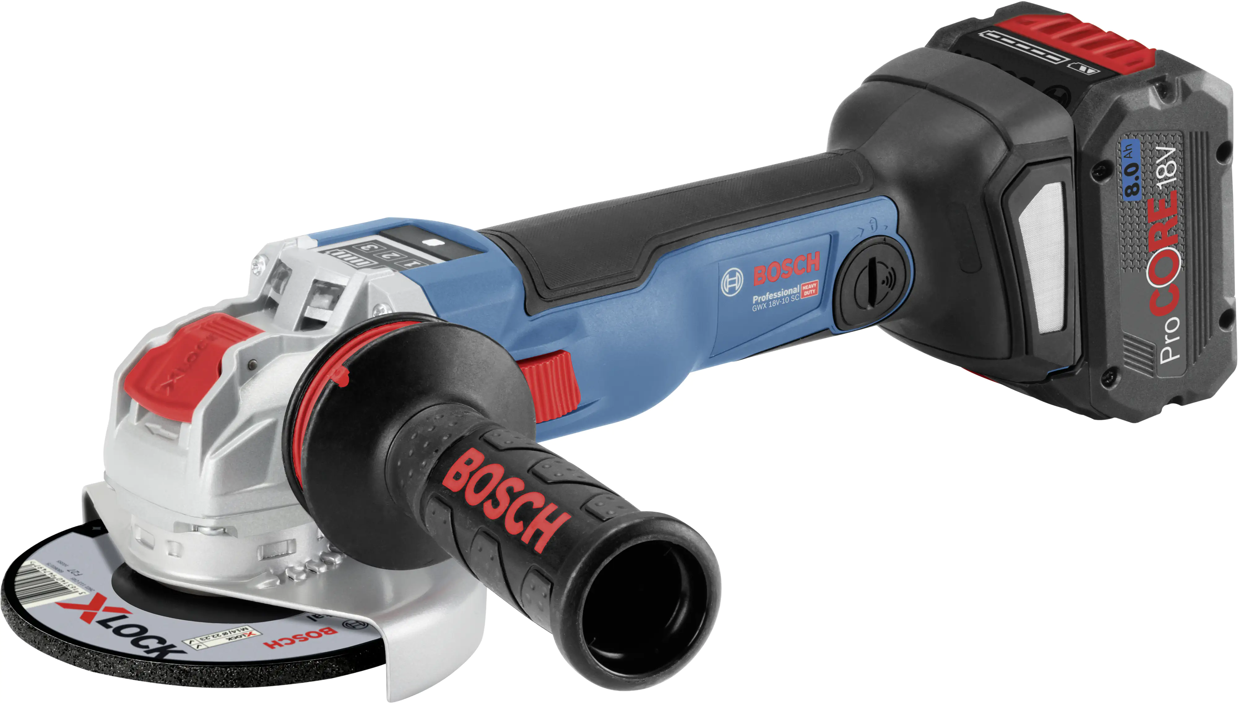 Bosch Professional Akku-Winkelschleifer GWX 18V-10 SC X-LOCK in L-Boxx