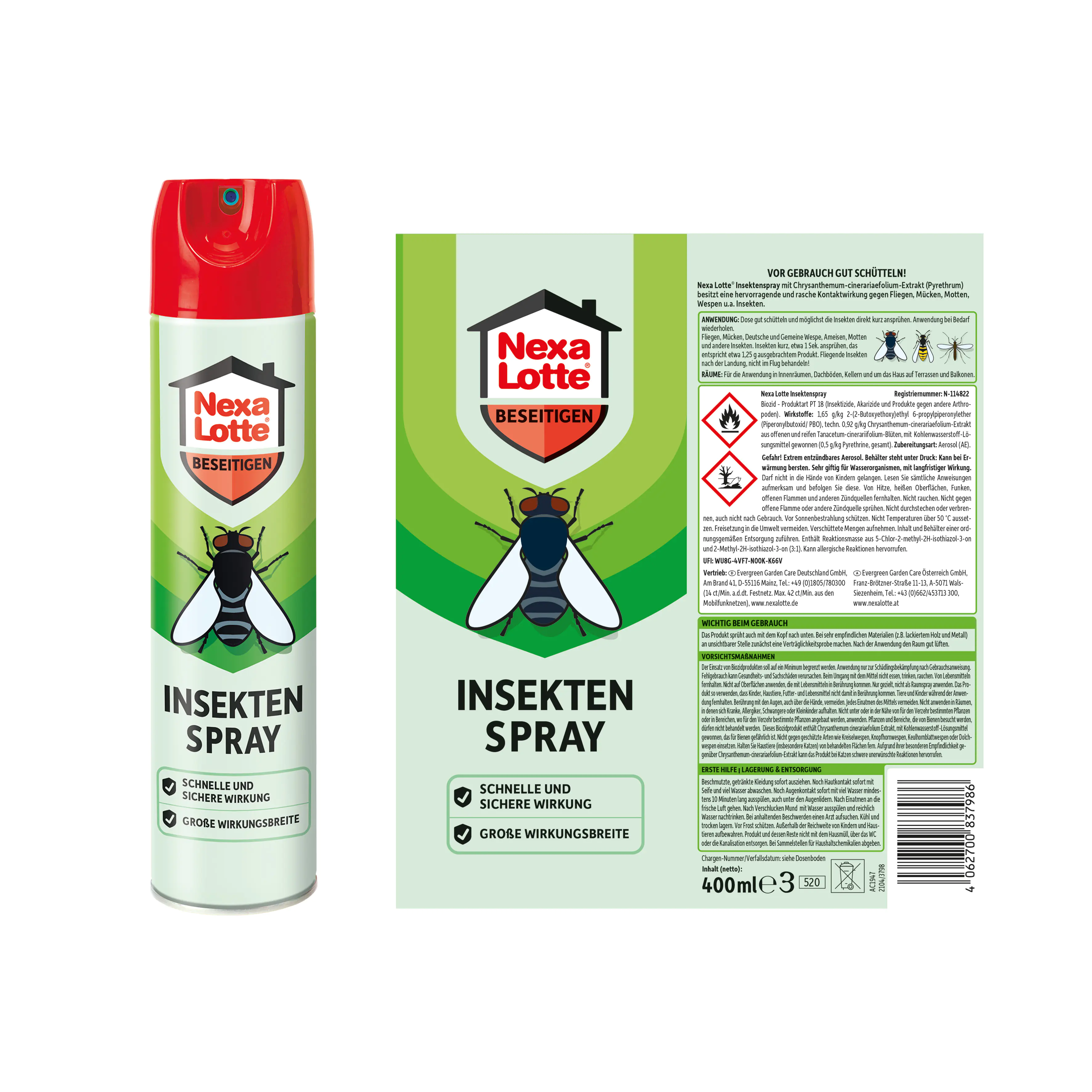 Nexa Lotte Insektenspray 400 ml