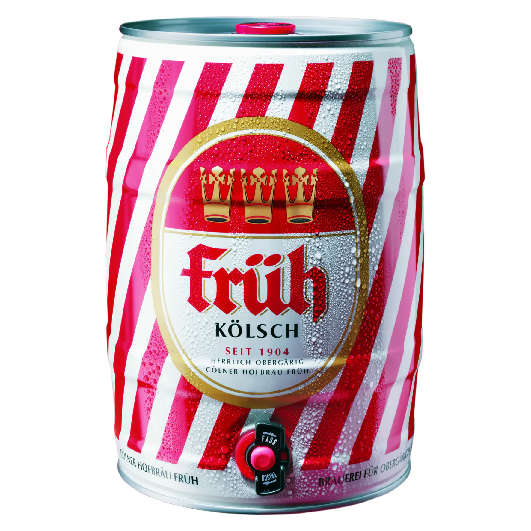 Früh Kölsch Bier 5 l Party-Fass mit Zapfhahn Früh Kölsch Bier 5 l Party-Fass mit Zapfhahn