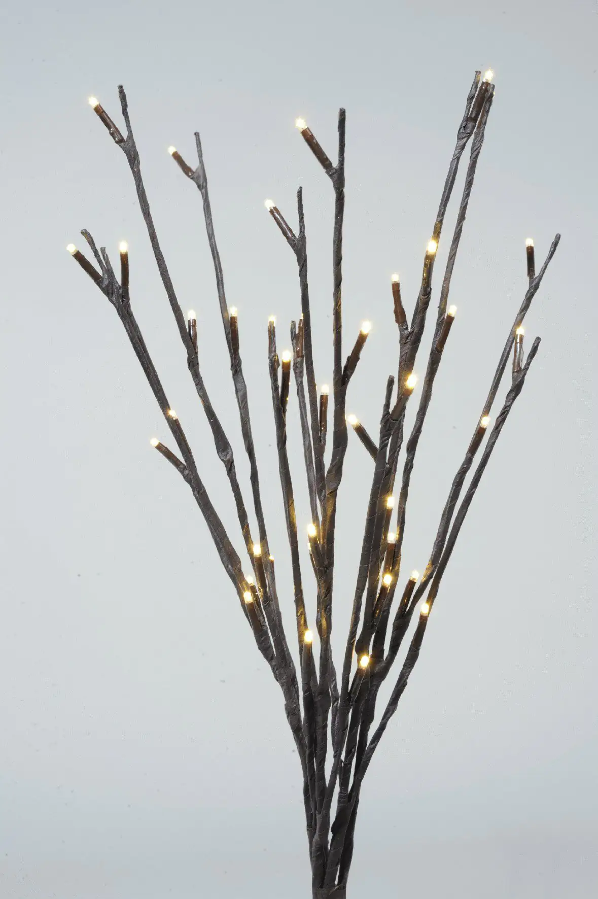 Kaemingk LED Zweig braun Außen 40 ED warmweiß