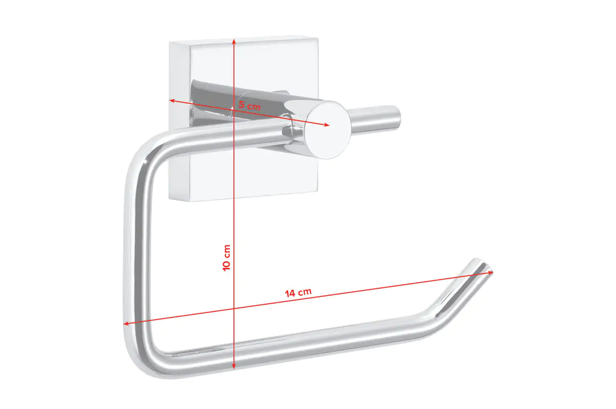 tesa Ekkro WC-Papierrollenhalter chrom 