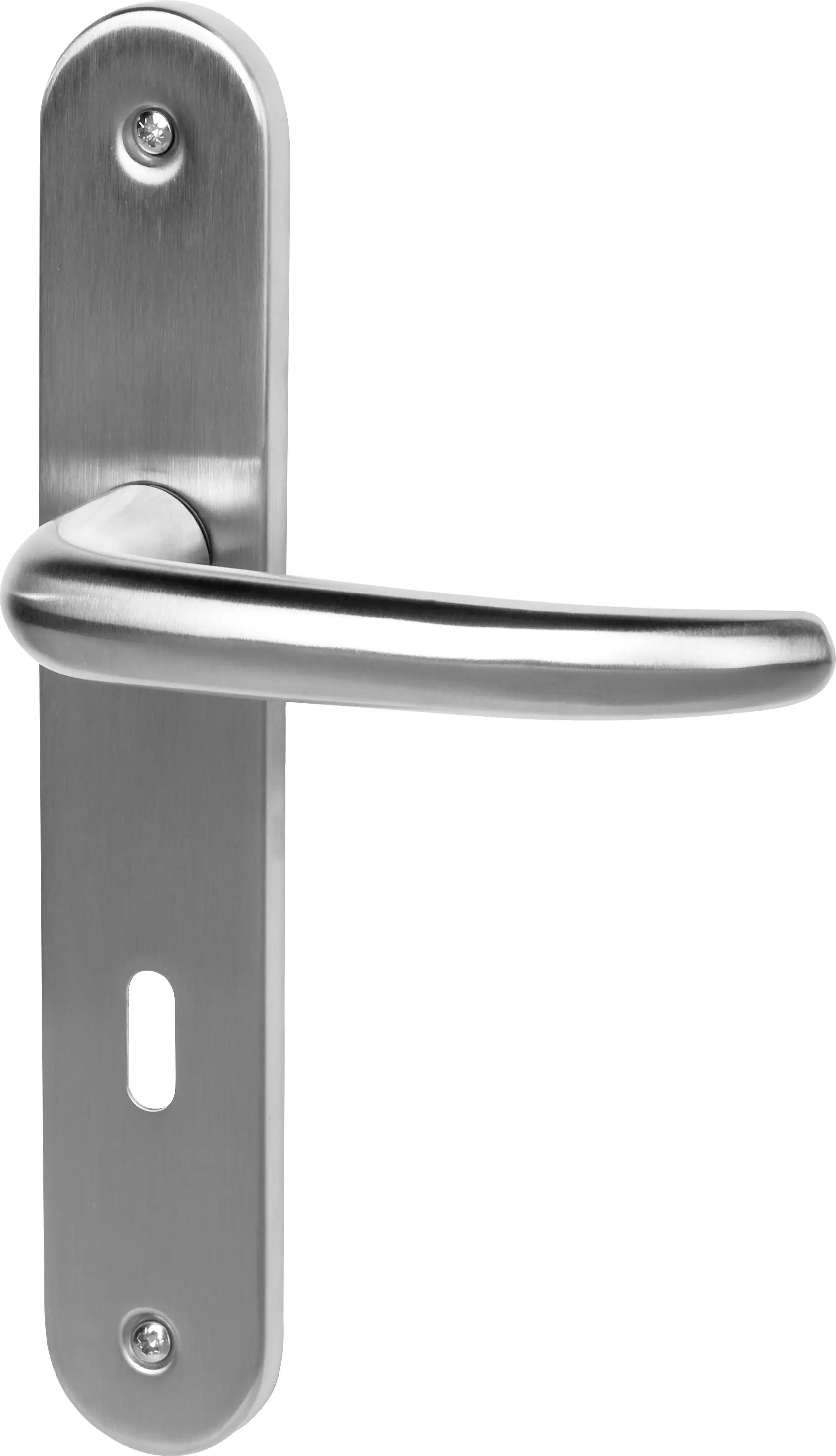 Südmetall Türgriff-Garnitur Langschild Barcelona BB Edelstahl satiniert silber 235 x 40 mm 