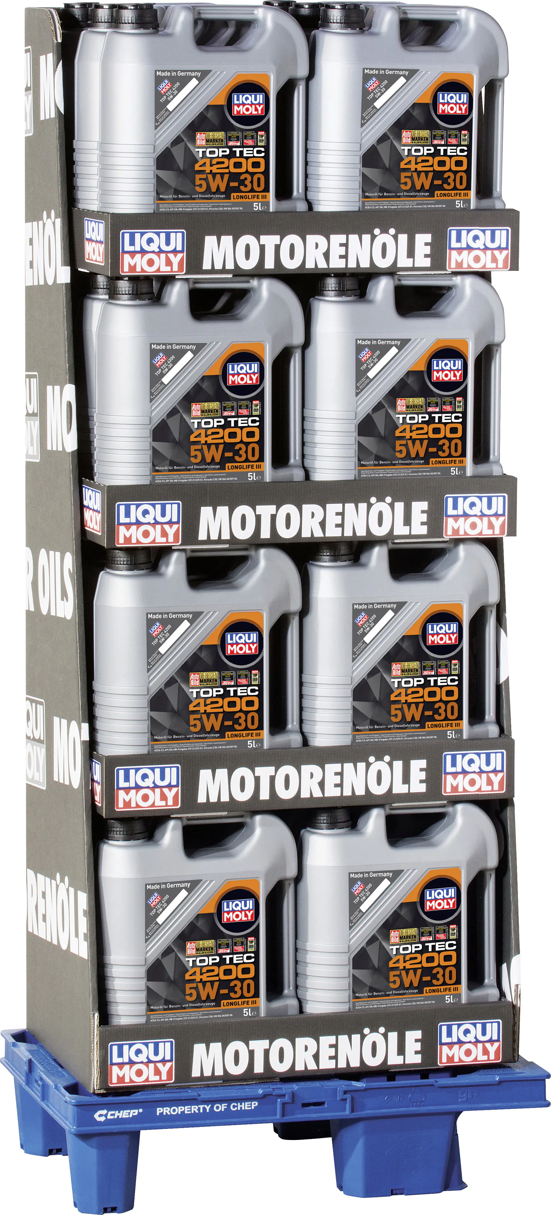 Liqui Moly Motoröl Top Tec 4200 SAE 5W-30 Longlife III 5 L