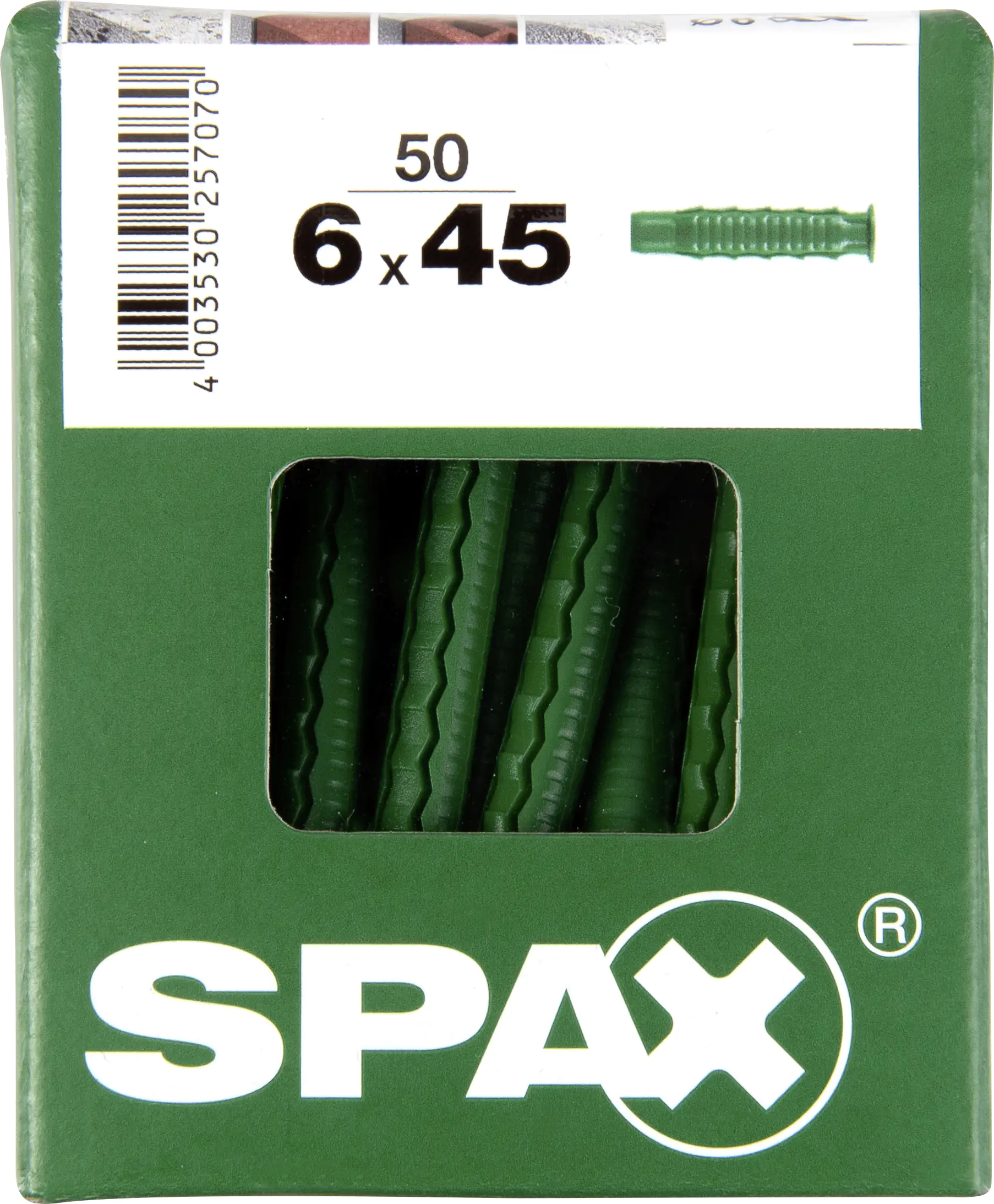 Spax Spreizdübel 6.0 x 45 mm - 50 Stück
