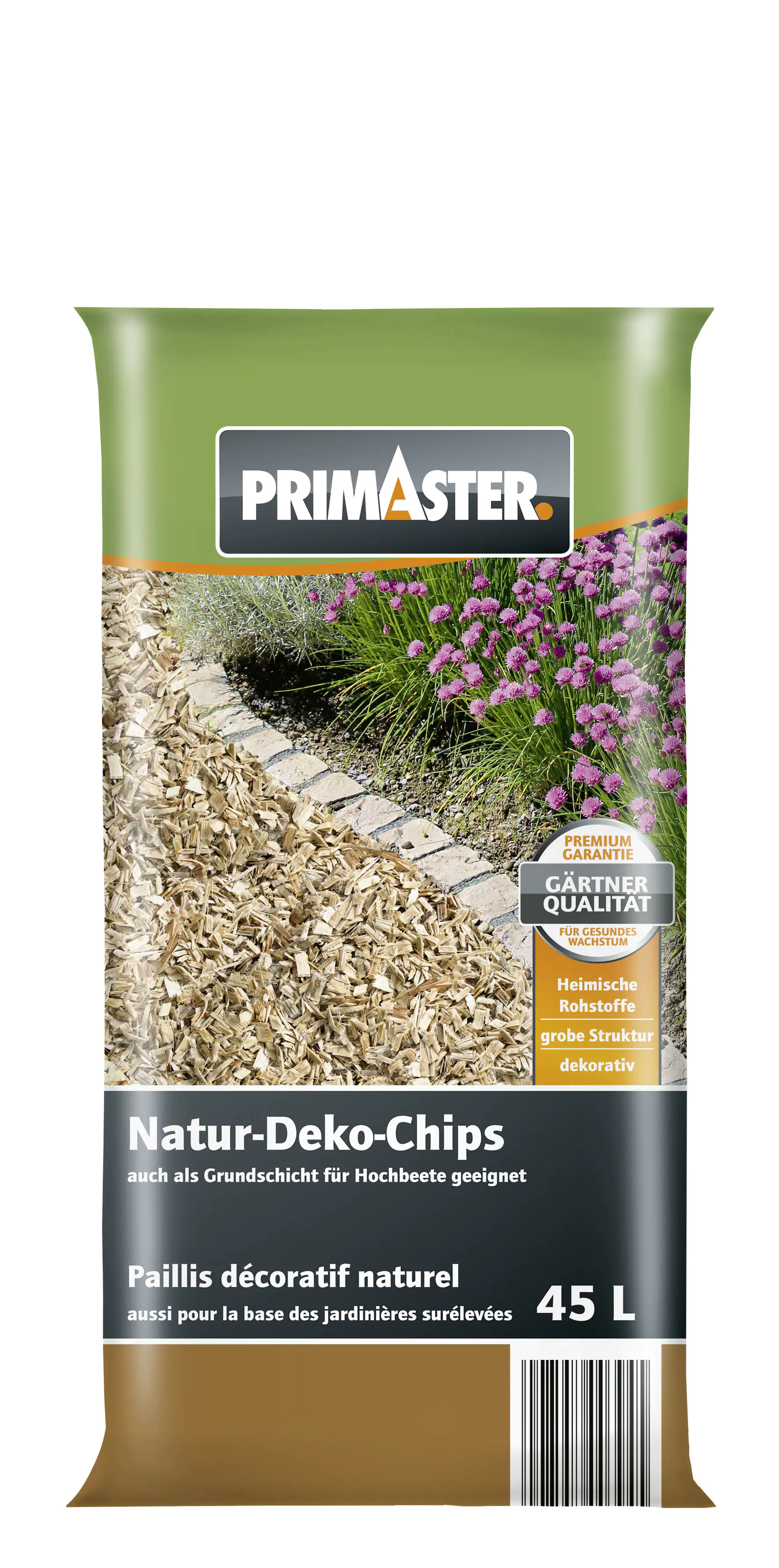 2082892805589_1 Primaster naturbelassene Holzchips 45L Palette Palettenabnahme, 42 Pack