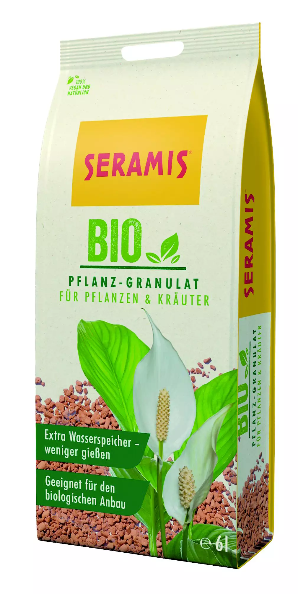 Seramis Bio-Pflanz-Granulat für Pflanzen & Kräuter 6 l Seramis Bio-Pflanz-Granulat für Pflanzen & Kräuter 6 l