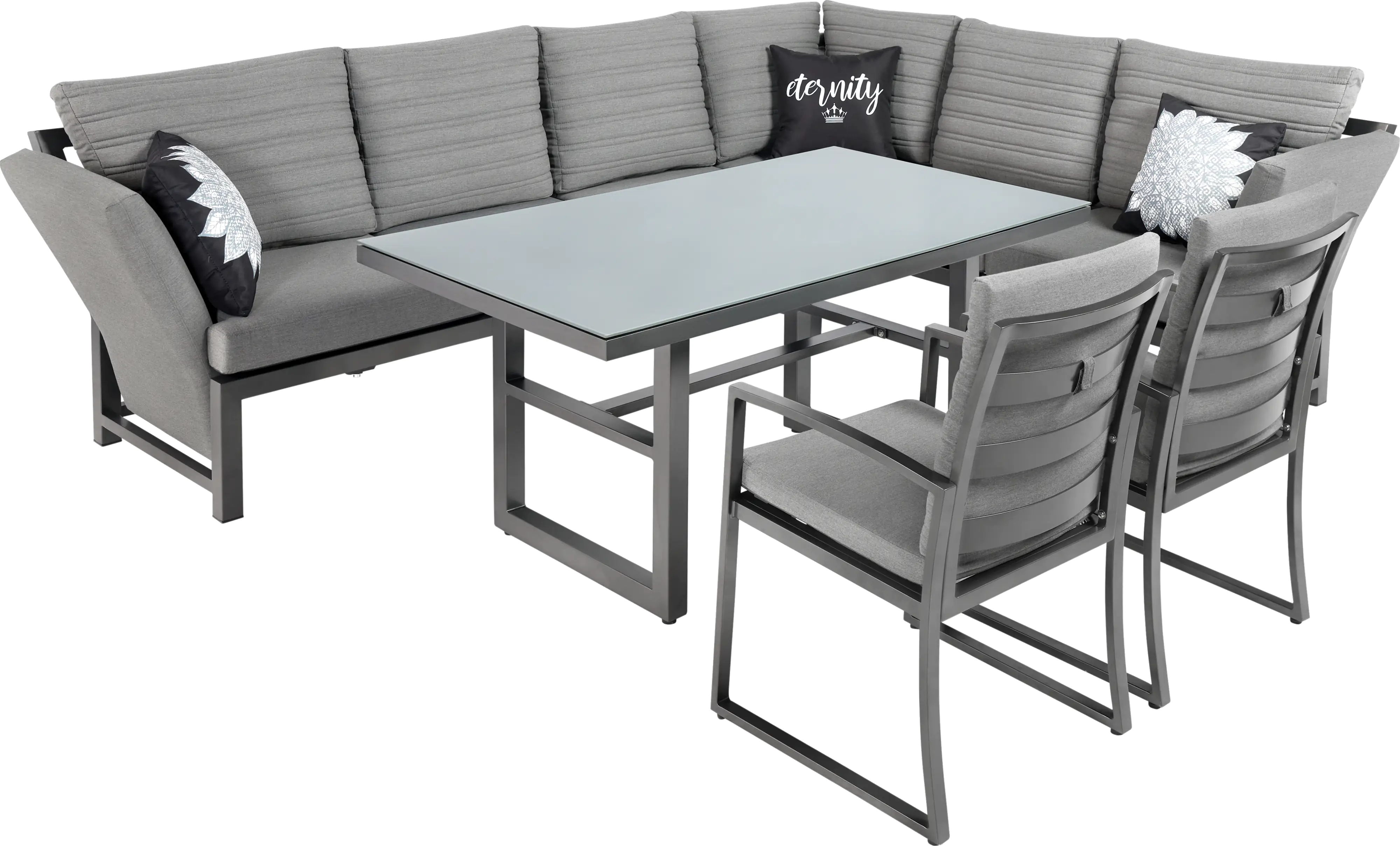 Primaster Dining Lounge Möbelset Ravenna mit wetterfestem Bezug Primaster Dining Lounge Möbelset Ravenna mit wetterfestem Bezug
