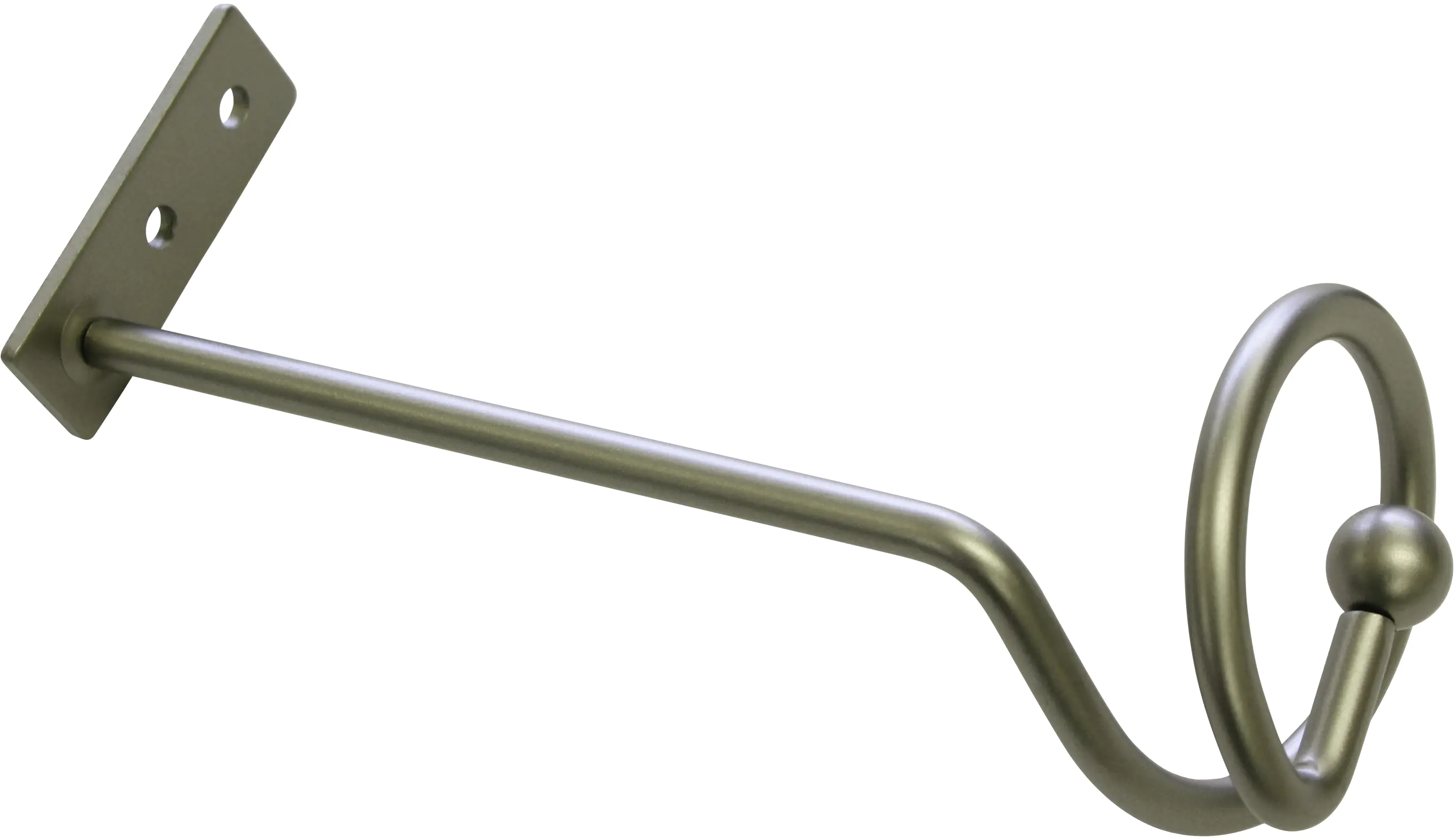 Gardinia Drapierhaken silber- matt, 16 cm, 2 Stück