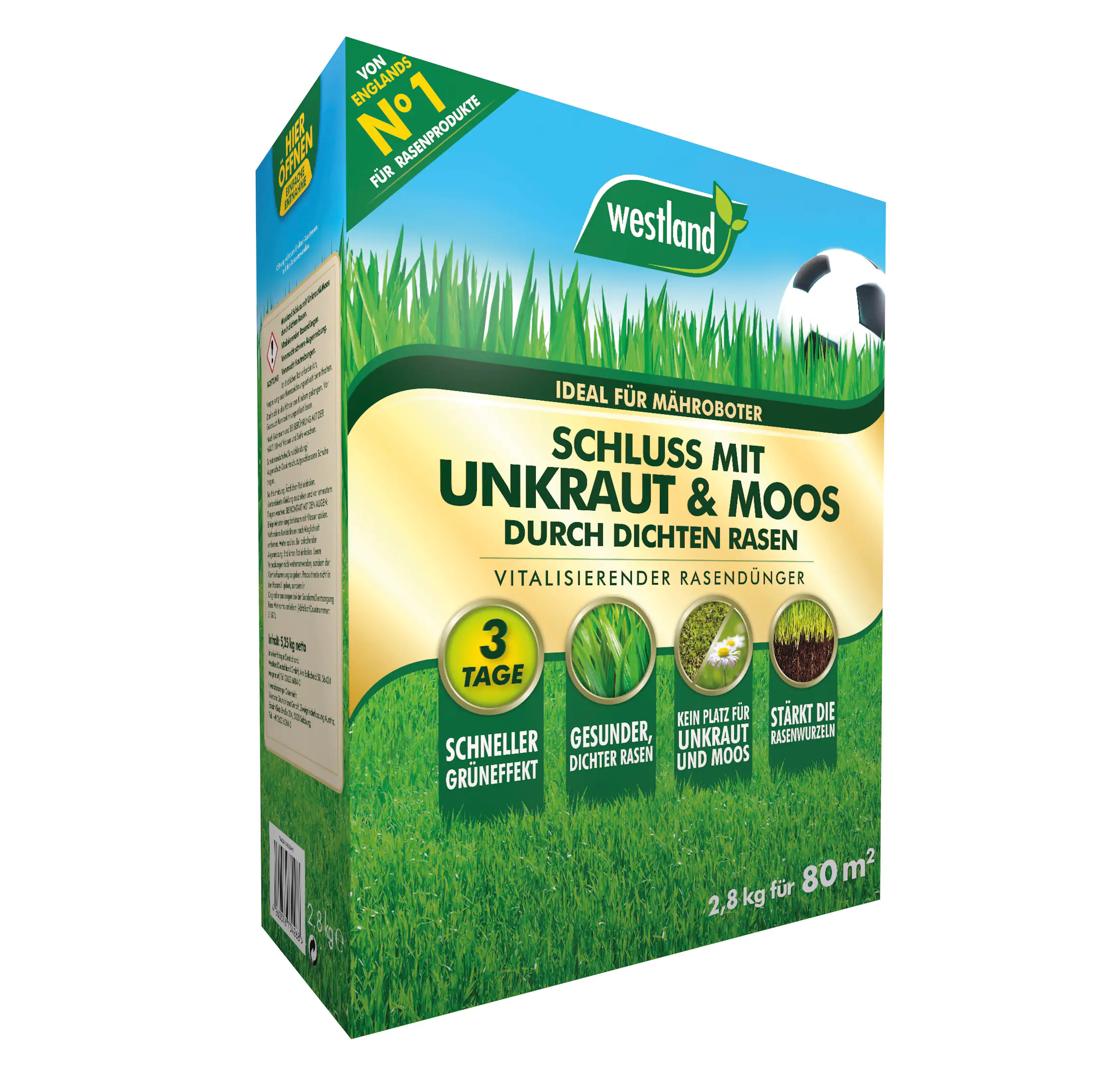 Westland Schluss mit Unkraut und Moos Dünger für 80 m² 2,8 kg Westland Schluss mit Unkraut und Moos Dünger für 80 m² 2,8 kg