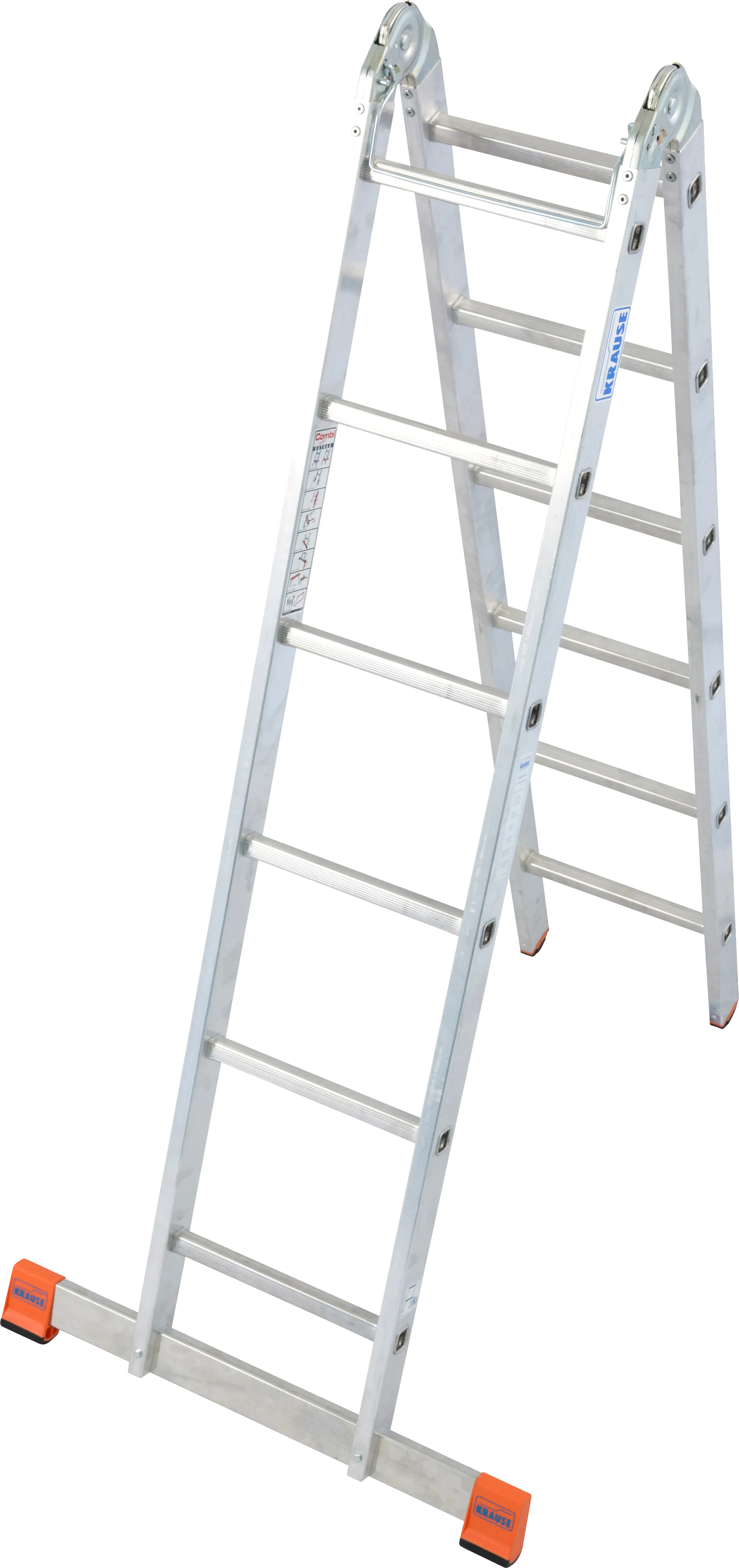 Krause Aluminium-Gelenk-Doppelleiter MONTO TriMatic 4,40 m Krause Aluminium-Gelenk-Doppelleiter MONTO TriMatic 4,40 m