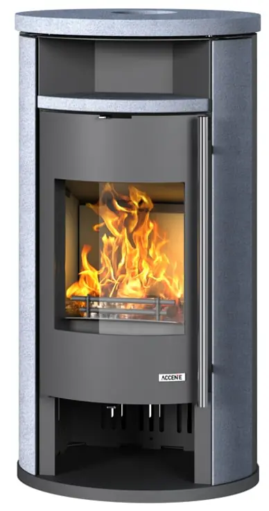 Accente Kaminofen Verona II grau 7 kW