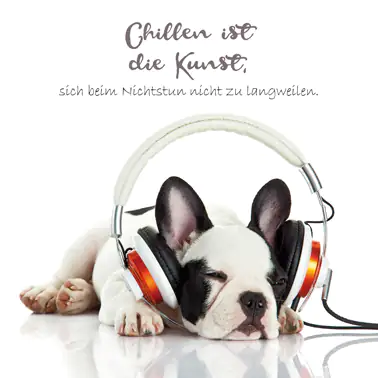 Deco-Canvas Bild - Chillen 35 x 35 cm Deco-Canvas Bild - Chillen 35 x 35 cm