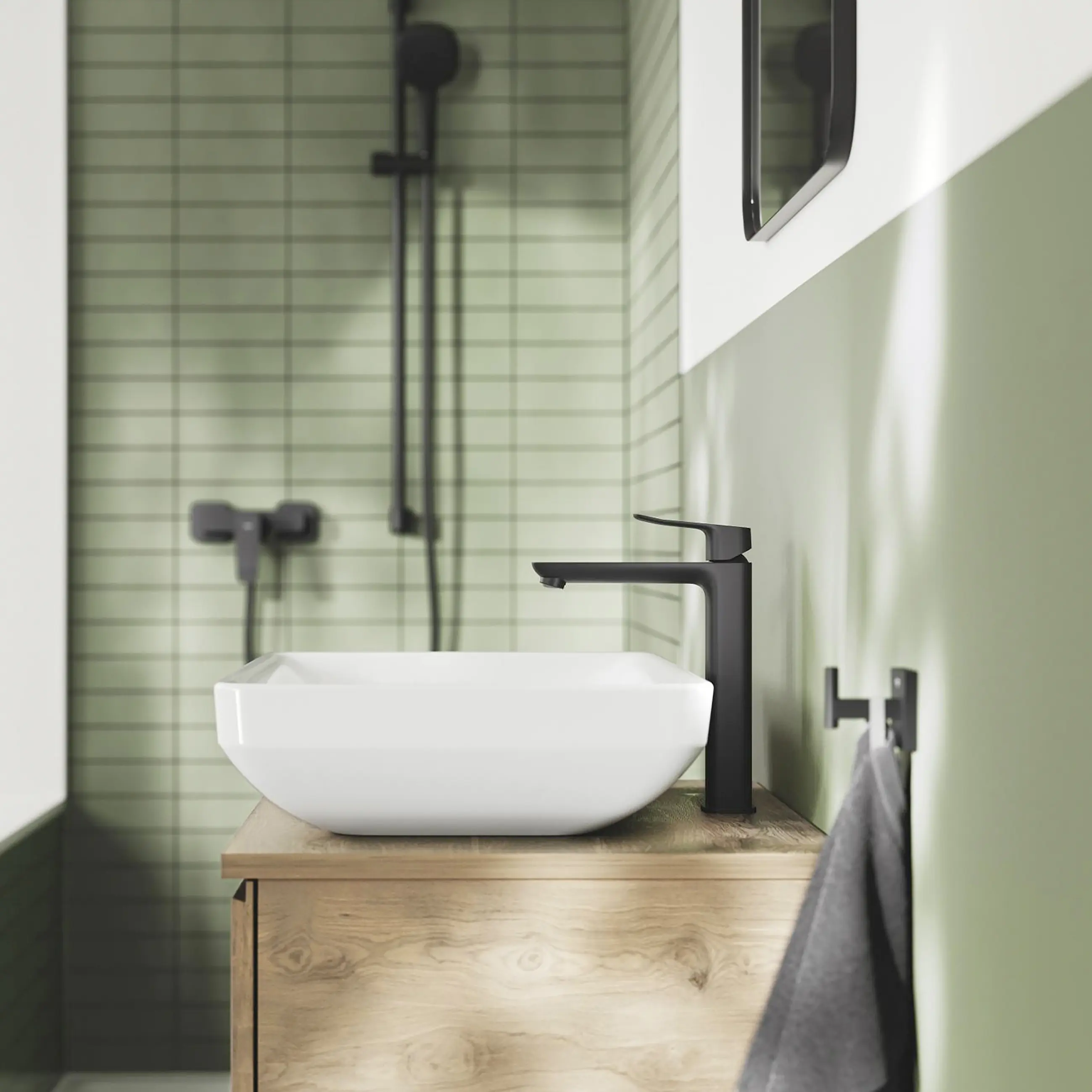 Grohe Duscharmatur Dice schwarz matt