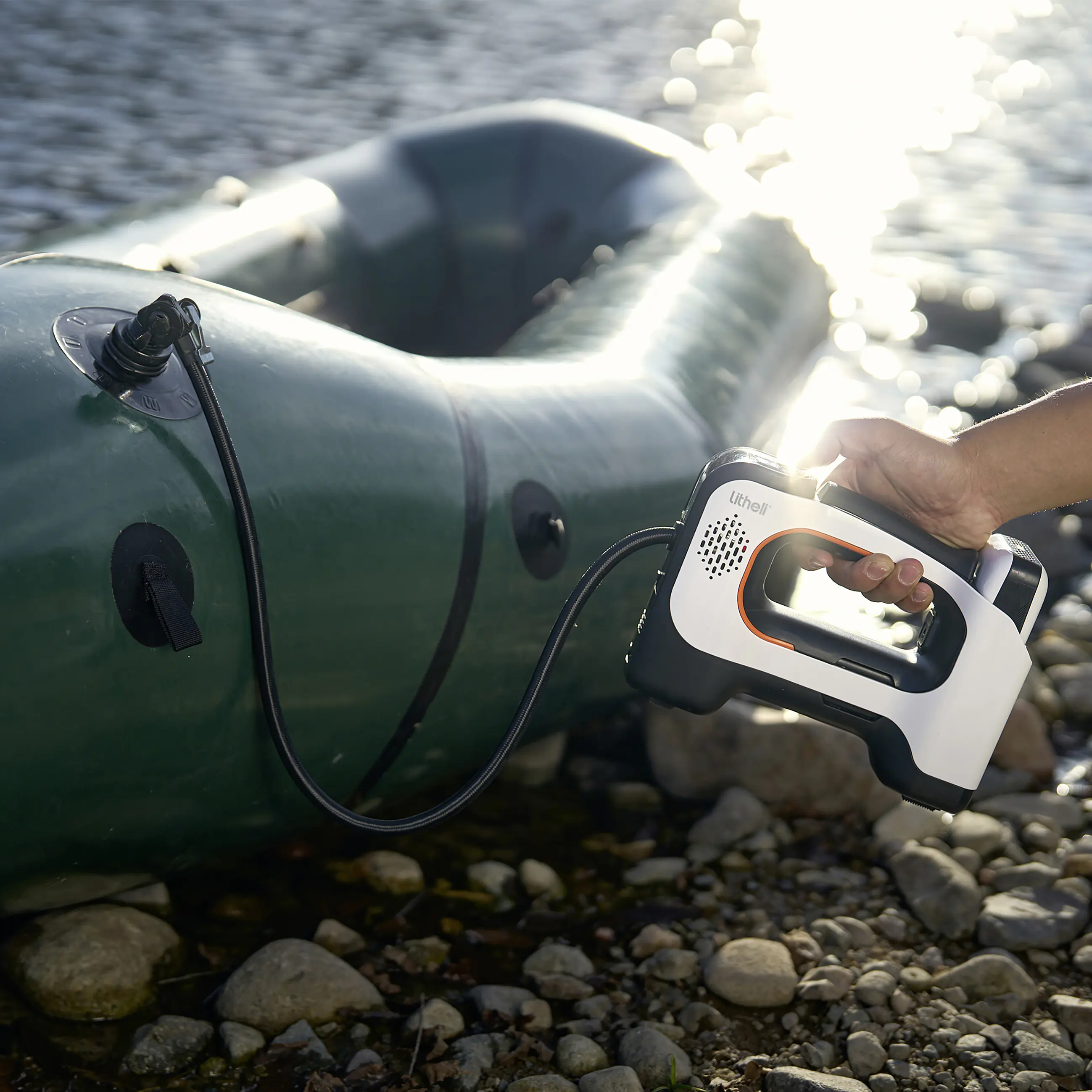 Litheli Akku-Kompressor MONO 20 V ohne Akku