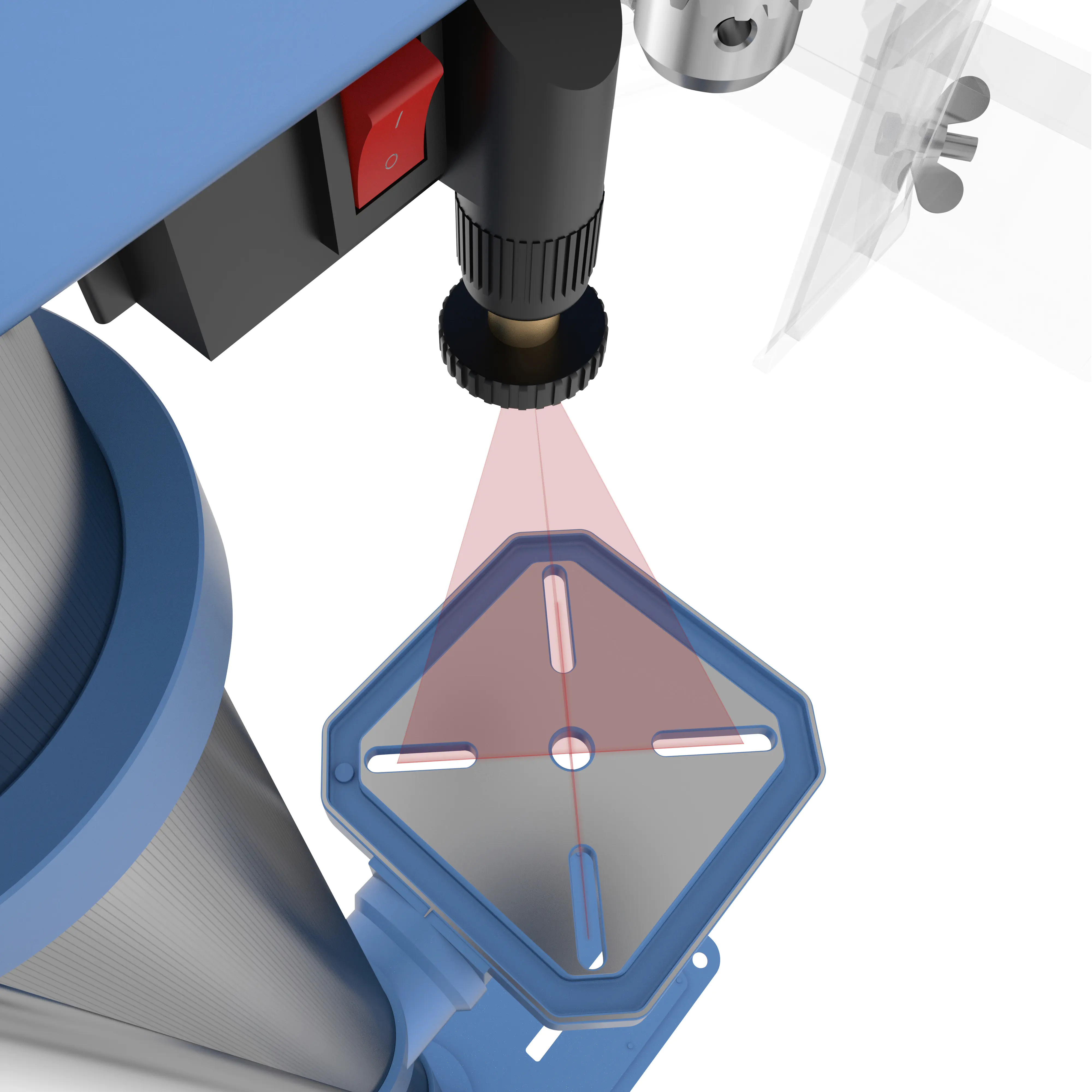 Güde Säulenbohrmaschine GSB 20 LASER 500 Watt 500 U/min 2600 U/min