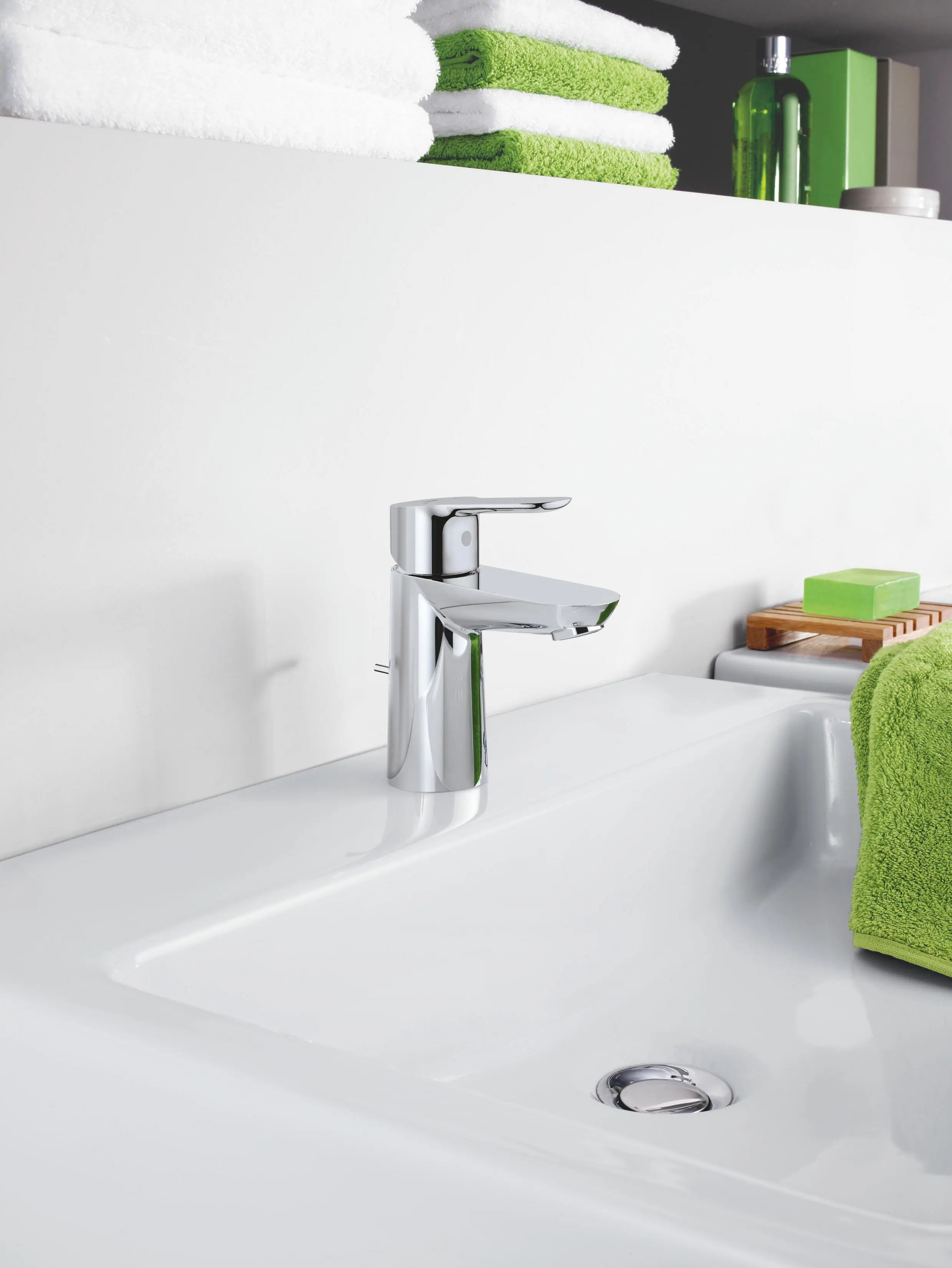 Grohe Waschtischarmatur BauEdge verchromt
