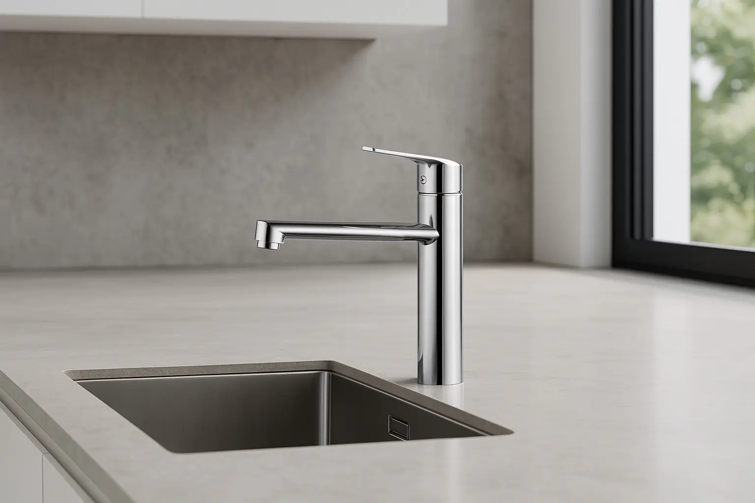 Primaster Küchenarmatur Lyon Niederdruck verchromt