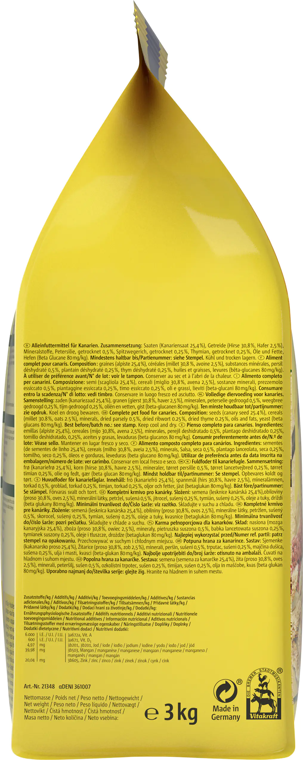 Vitakraft Premium Menü 3 kg Vitakraft Premium Menü 3 kg