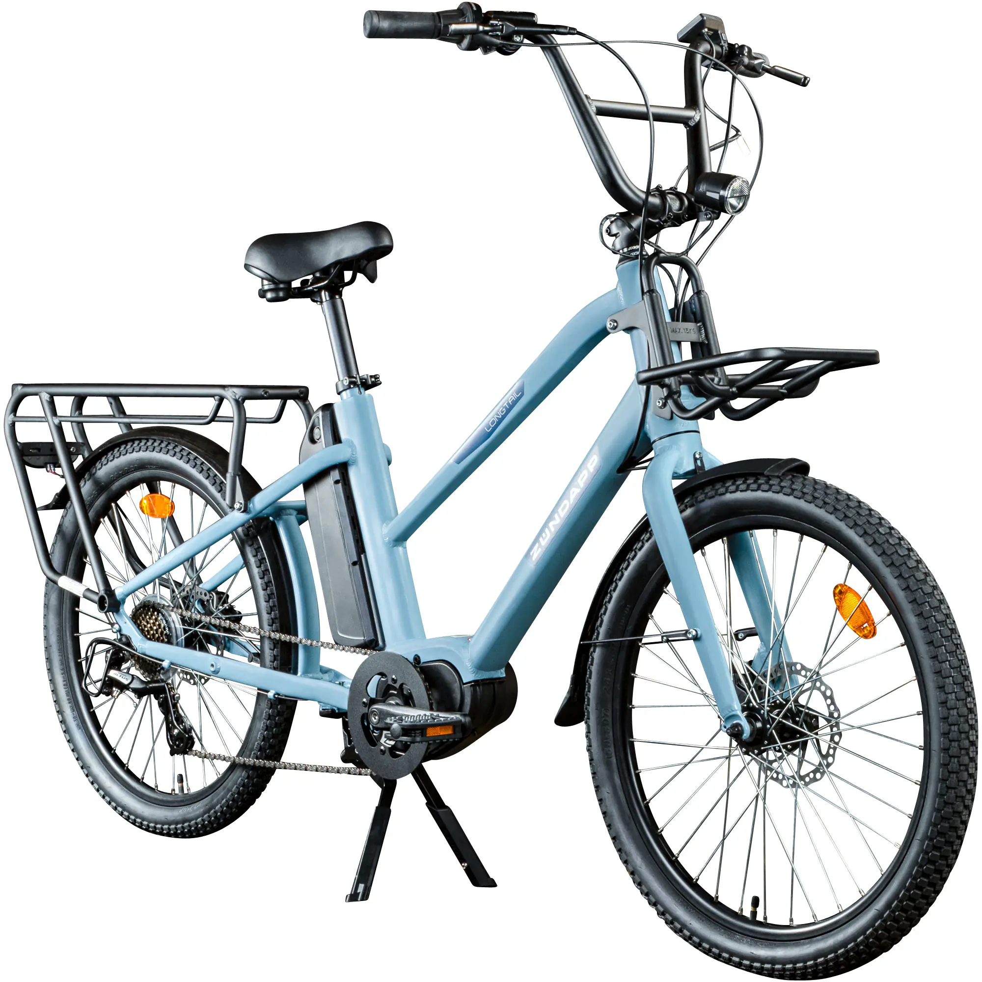 Zündapp E-Bike Longtail M400 24 Zoll 7-Gang 504 wh blau Zündapp E-Bike Longtail M400 24 Zoll 7-Gang 504 wh blau