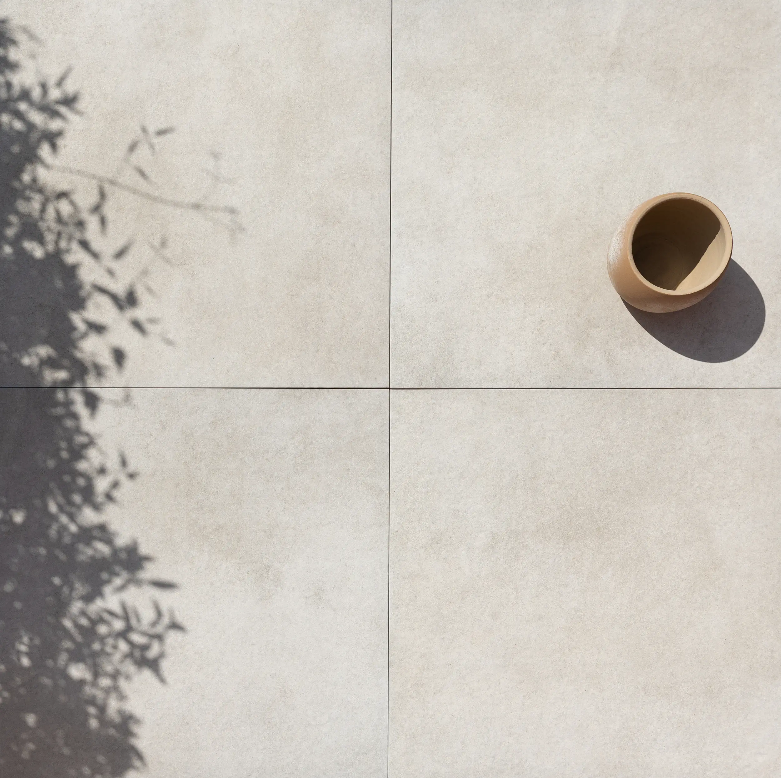 Terrassenplatte Feinsteinzeug Alexandria 60 x 60 x 2 cm grau