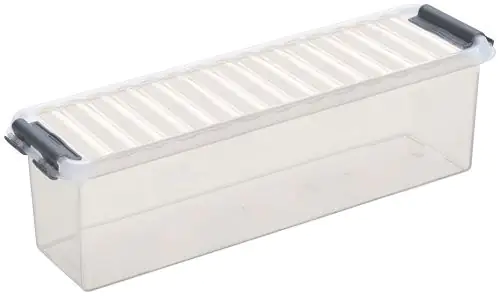 Sunware Aufbewahrungsbox Q-Line 1,3L transparent 27 x 8,4 x 9 cm Sunware Aufbewahrungsbox Q-Line 1,3L transparent 27 x 8,4 x 9 cm