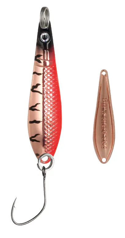 Paladin Angelköder Spoon Medusa 1,9 g UV kupfer/rot/schwarz/kupfer/tiger