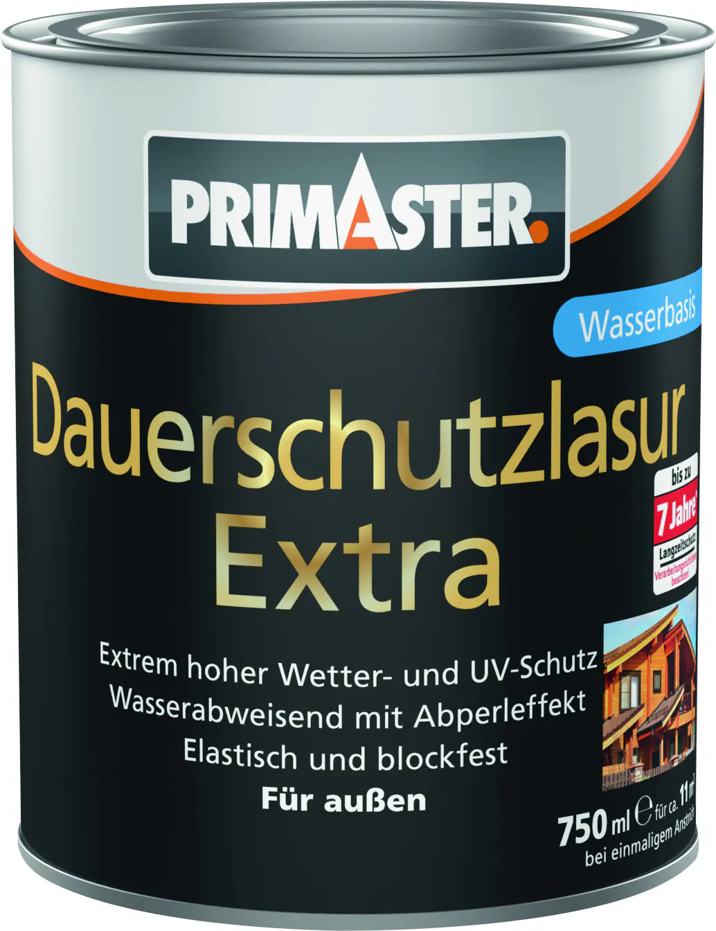 Primaster Dauerschutzlasur Extra 750 ml anthrazitgrau