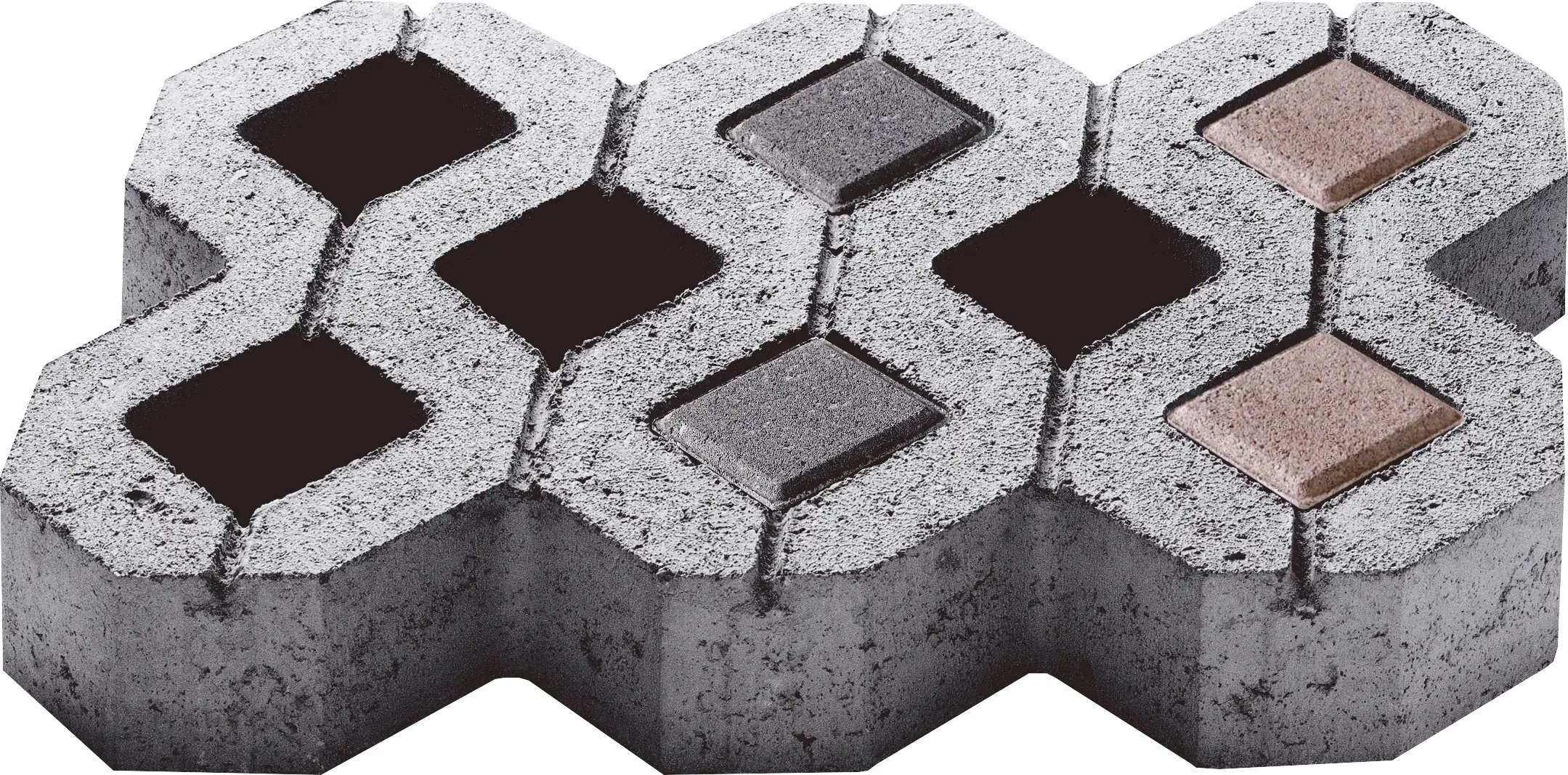 Kann Rasengitterfüllstein 7,8 x 7,8 x 8 cm rot Kann Rasengitterfüllstein 7,8 x 7,8 x 8 cm rot