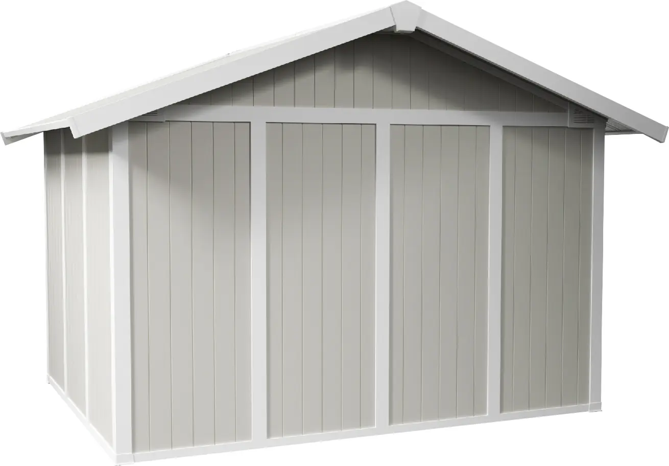 Grosfillex Gartenhaus Utility V 7,5 370 x 298 cm (inkl. Dachüberstand)