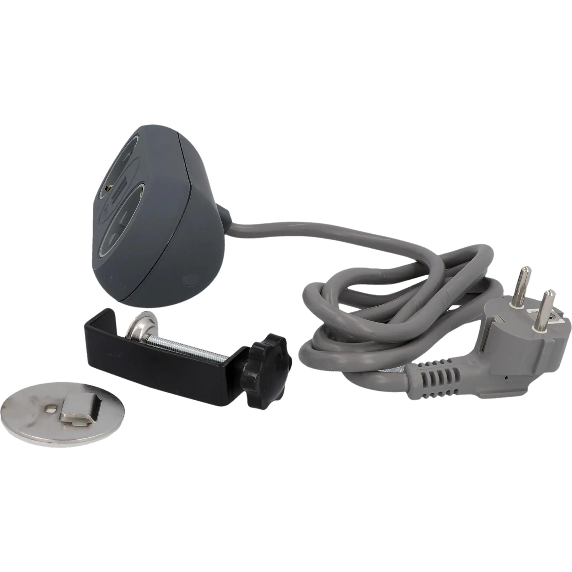 Unitec Steckdosenleiste 2-fach 1,4m 2x USB Anschlüssen, schwarz Unitec Steckdosenleiste 2-fach 1,4m 2x USB Anschlüssen, schwarz