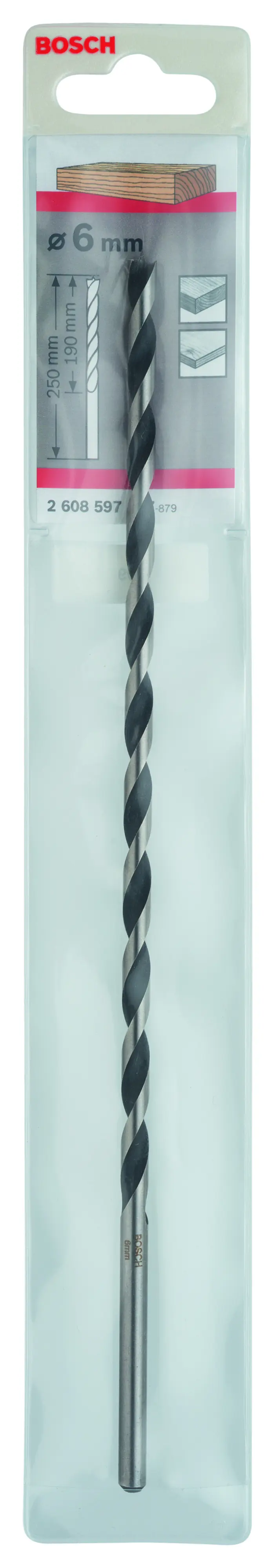 Bosch Maschinenholzbohrer M-Spitze 6 mm