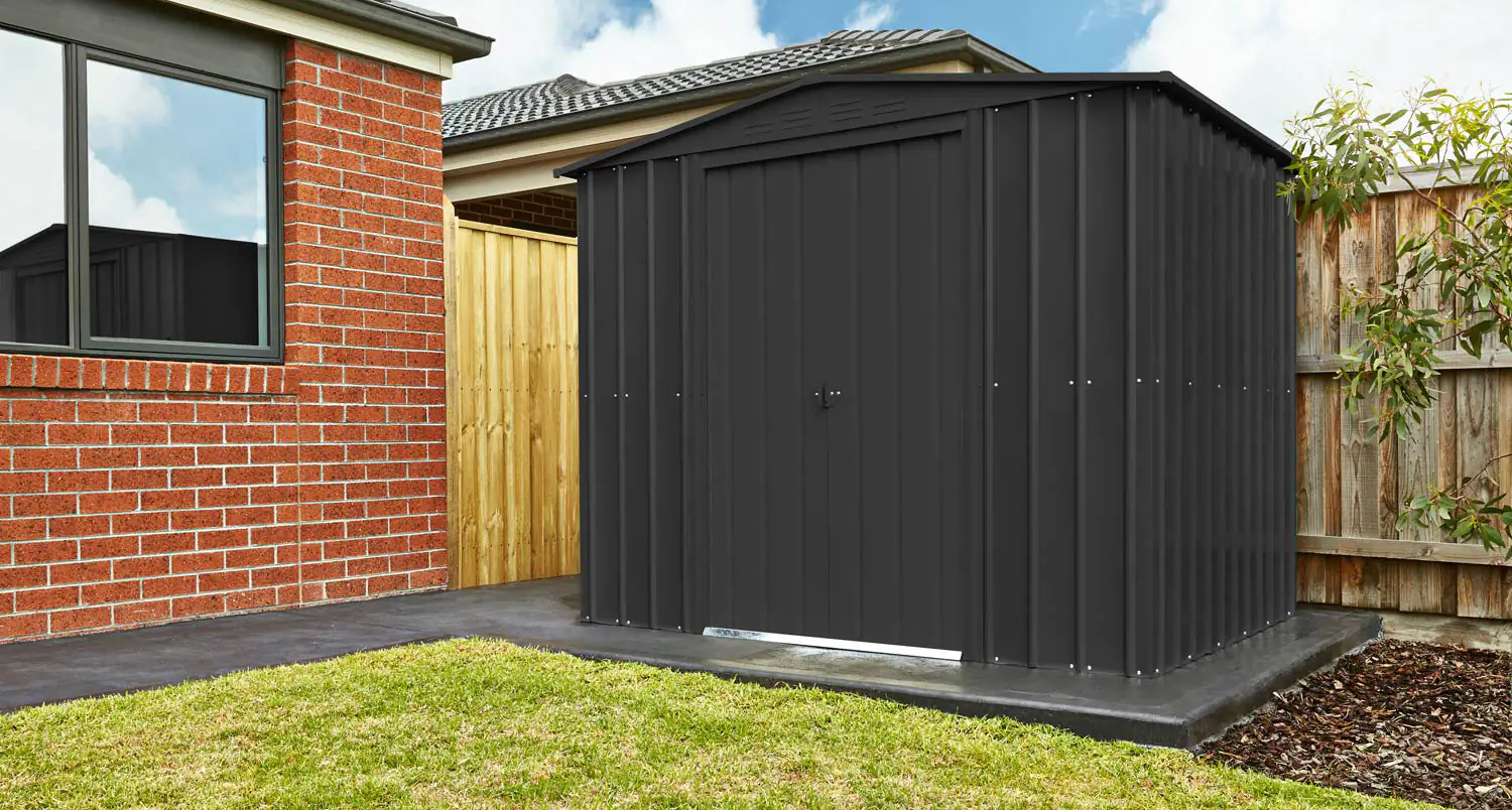 Globel Metallgerätehaus Dream 86 245 x 185 cm anthrazit